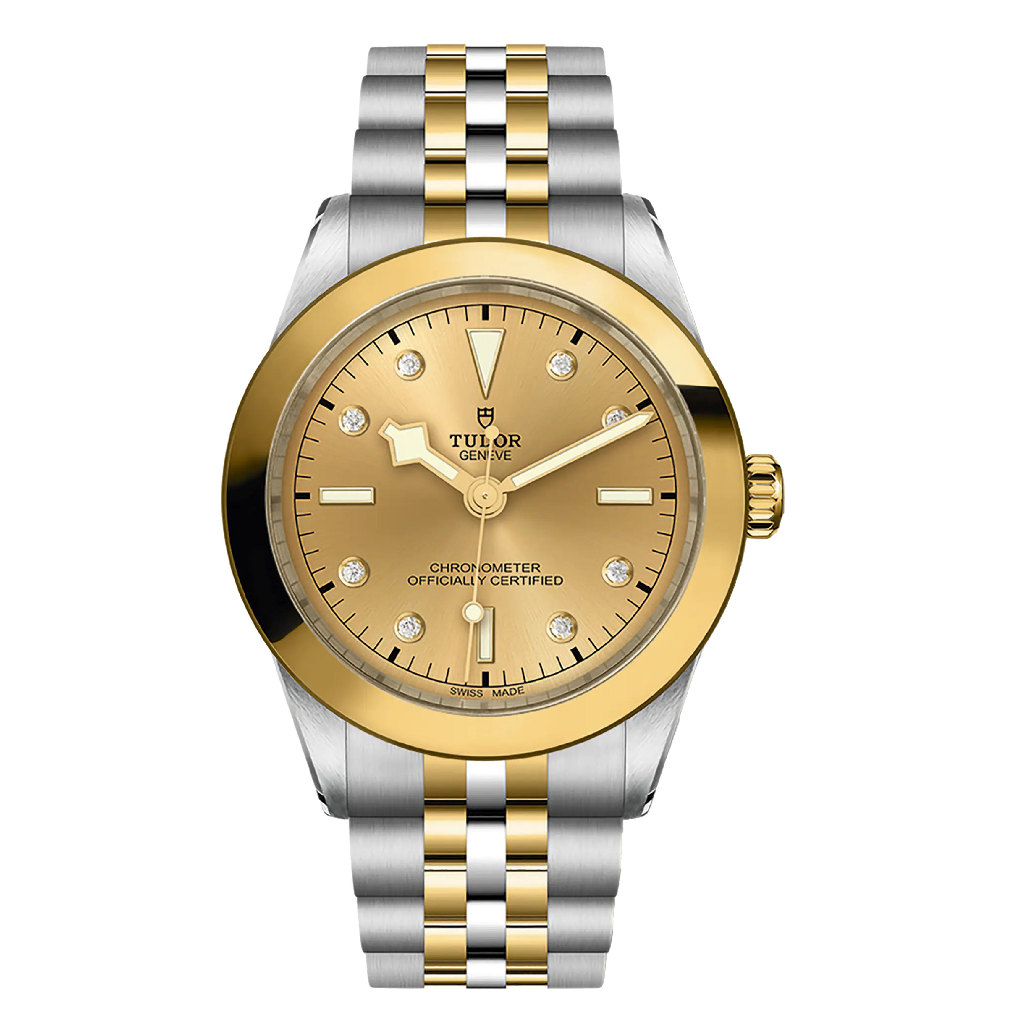 Tudor Black Bay 39 S&G Watch, 39mm Gold Dial, M79663-0008