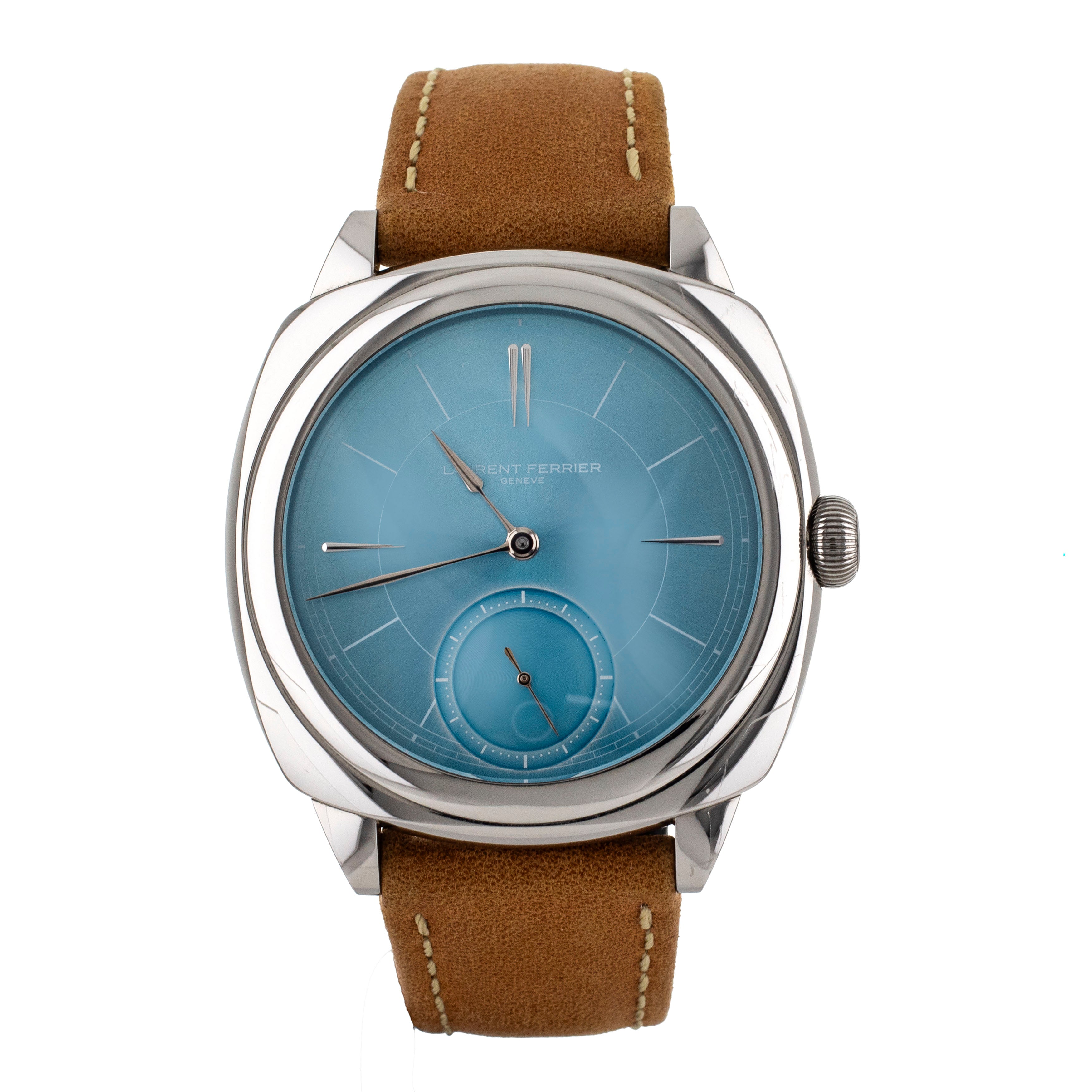 Laurent Ferrier Square Micro-Rotor Ice Blue Dial 41mm LCF013.AC.CG7 Full Set