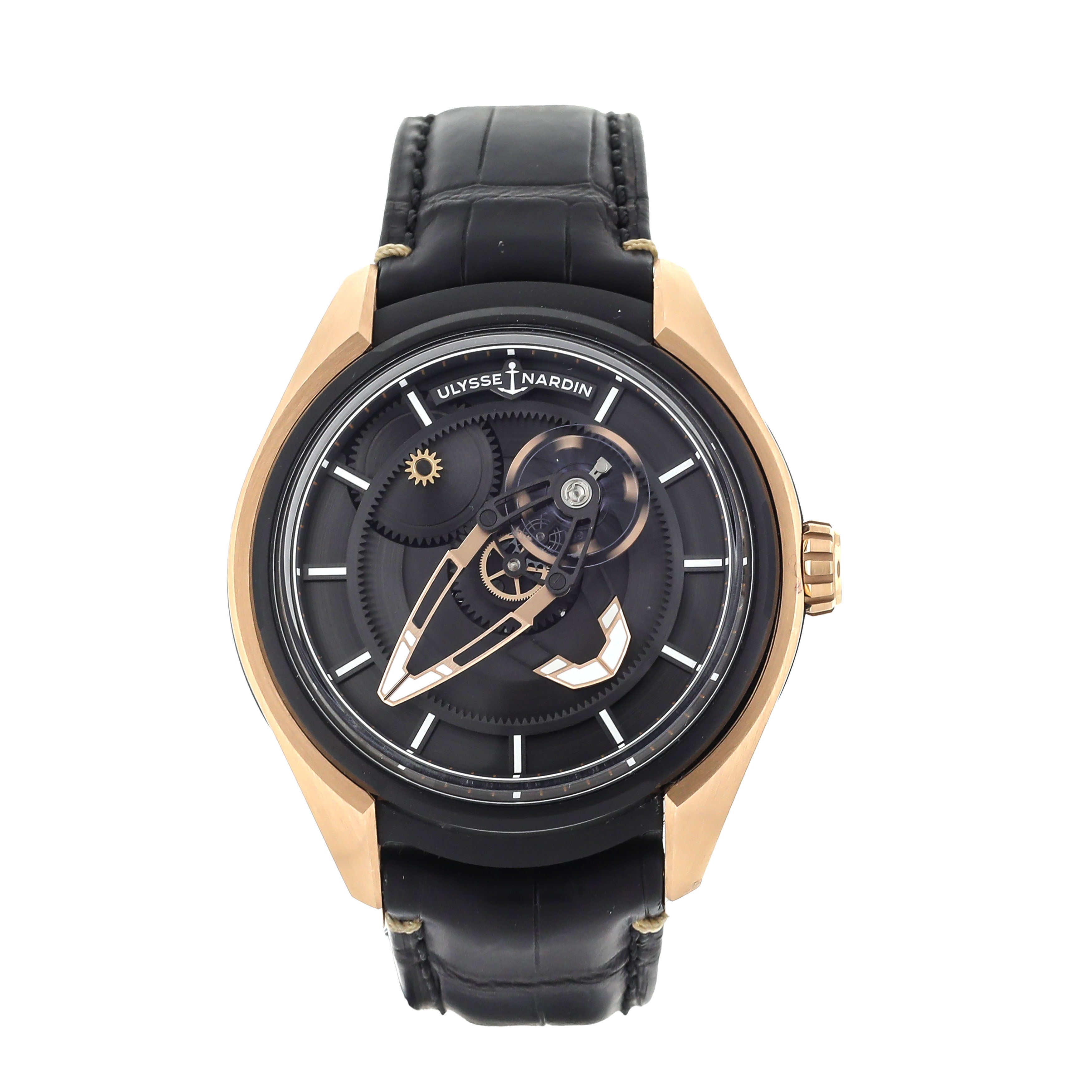 Ulysse Nardin Freak X Rose Gold black dial 43mm 2305 270 02 Full set