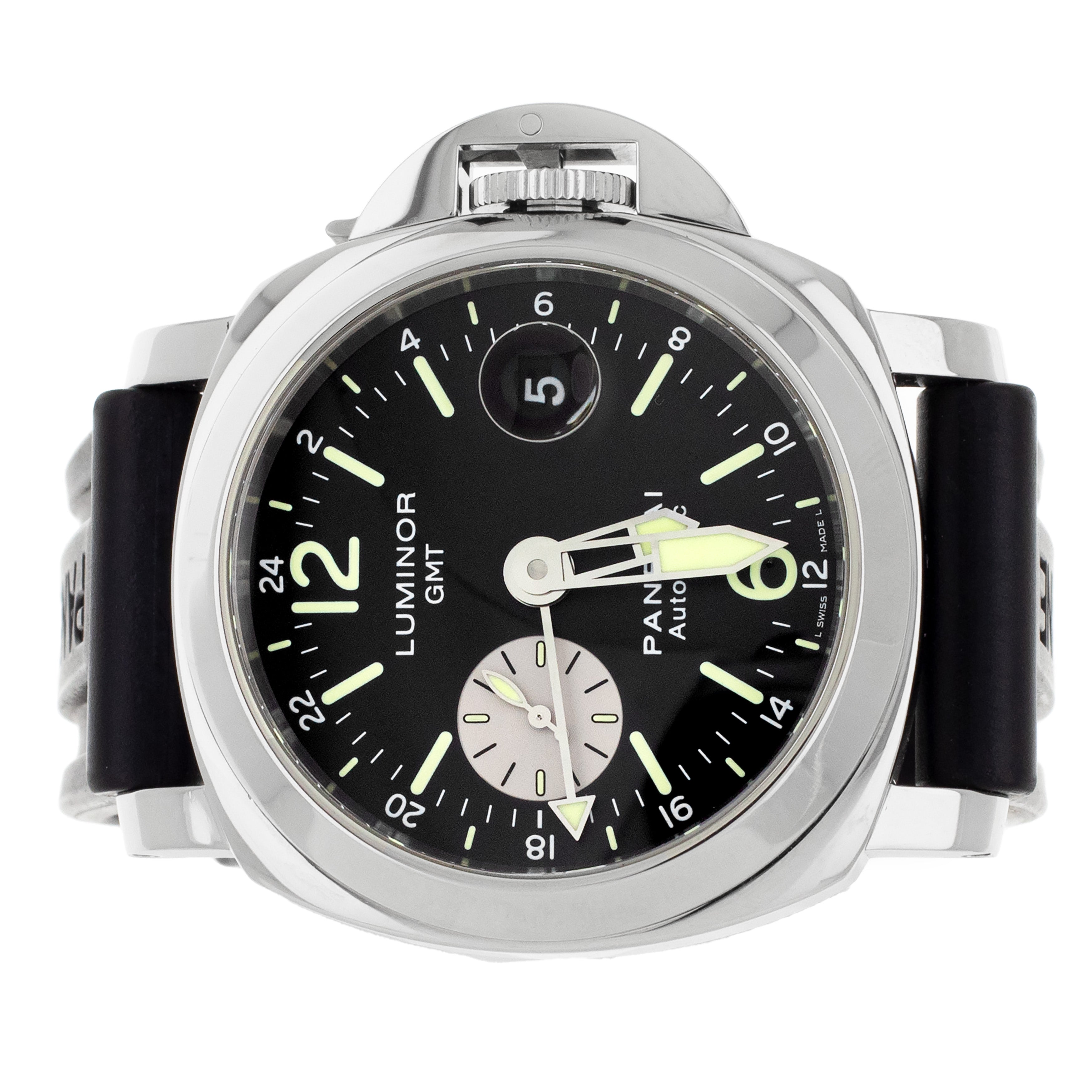 Panerai Luminor GMT Stainless steel black dial 44mm PAM00088 Full set