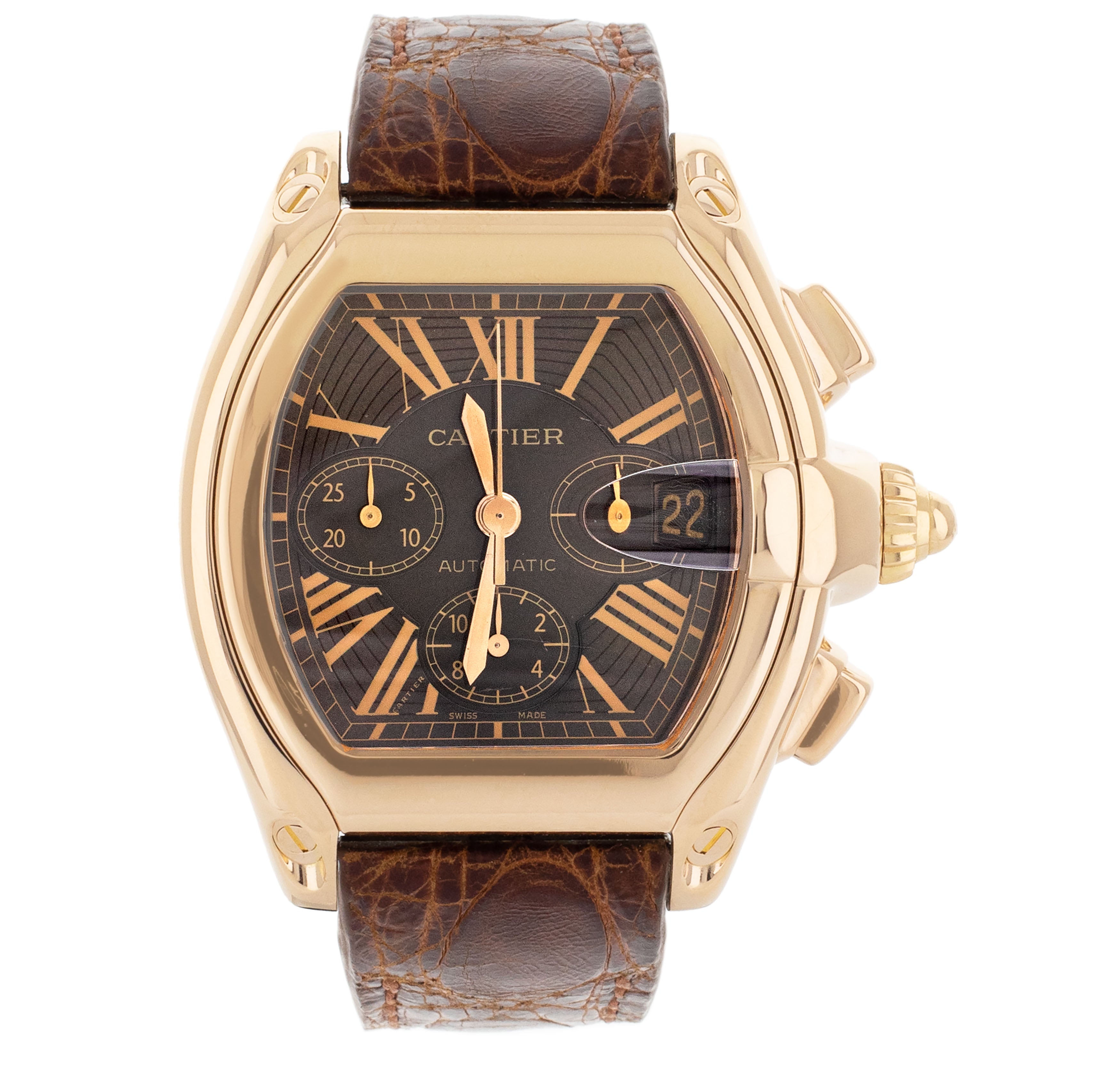 Cartier hot sale roadster gold