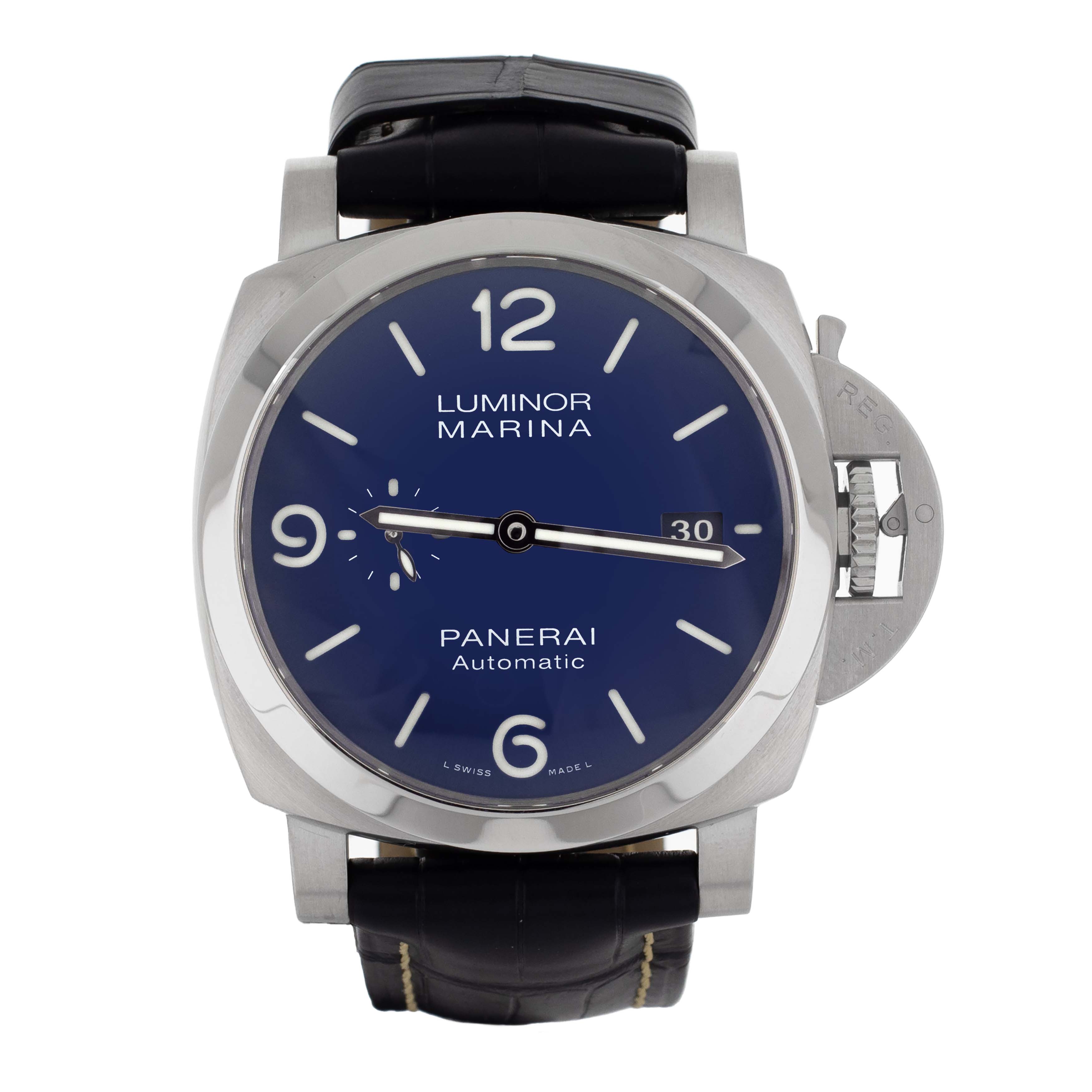 Panerai Luminor Marina Stainless Steel Blue Dial 44mm PAM01313