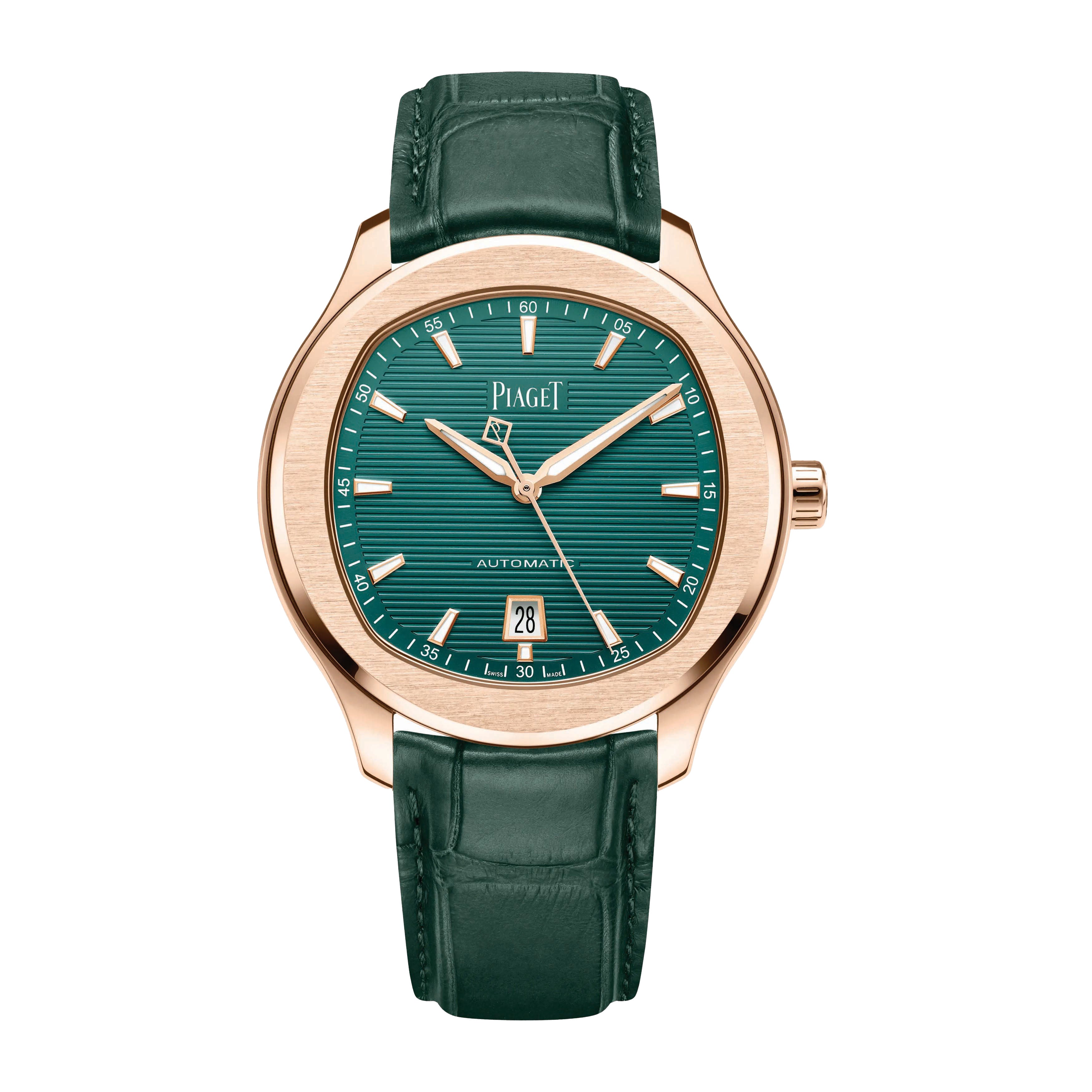 Piaget Polo Date Watch, 42mm Green Dial, G0A47010