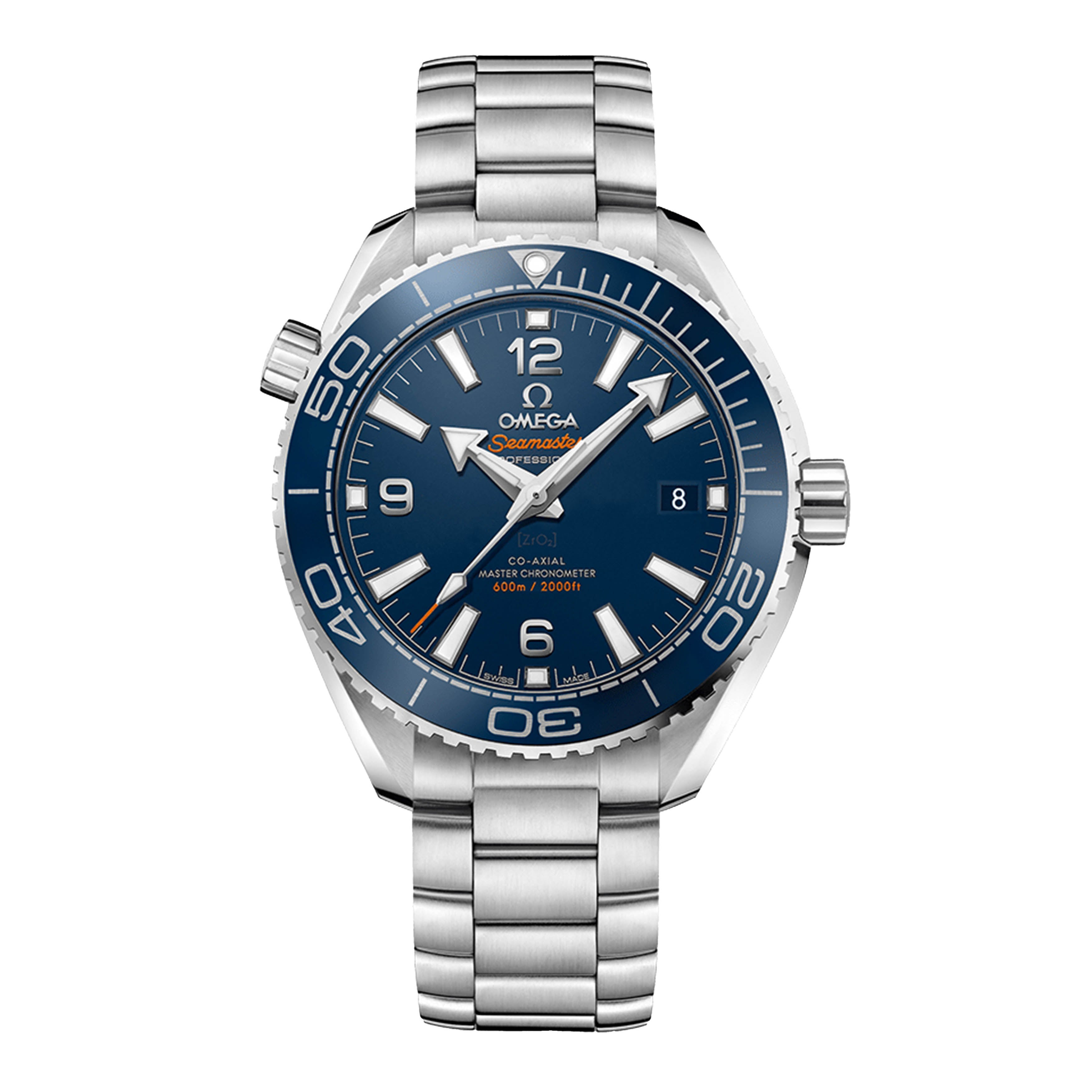 Omega Seamaster Planet Ocean 600m Watch, 39.5mm Blue Dial, 215.30.40.20.03.001