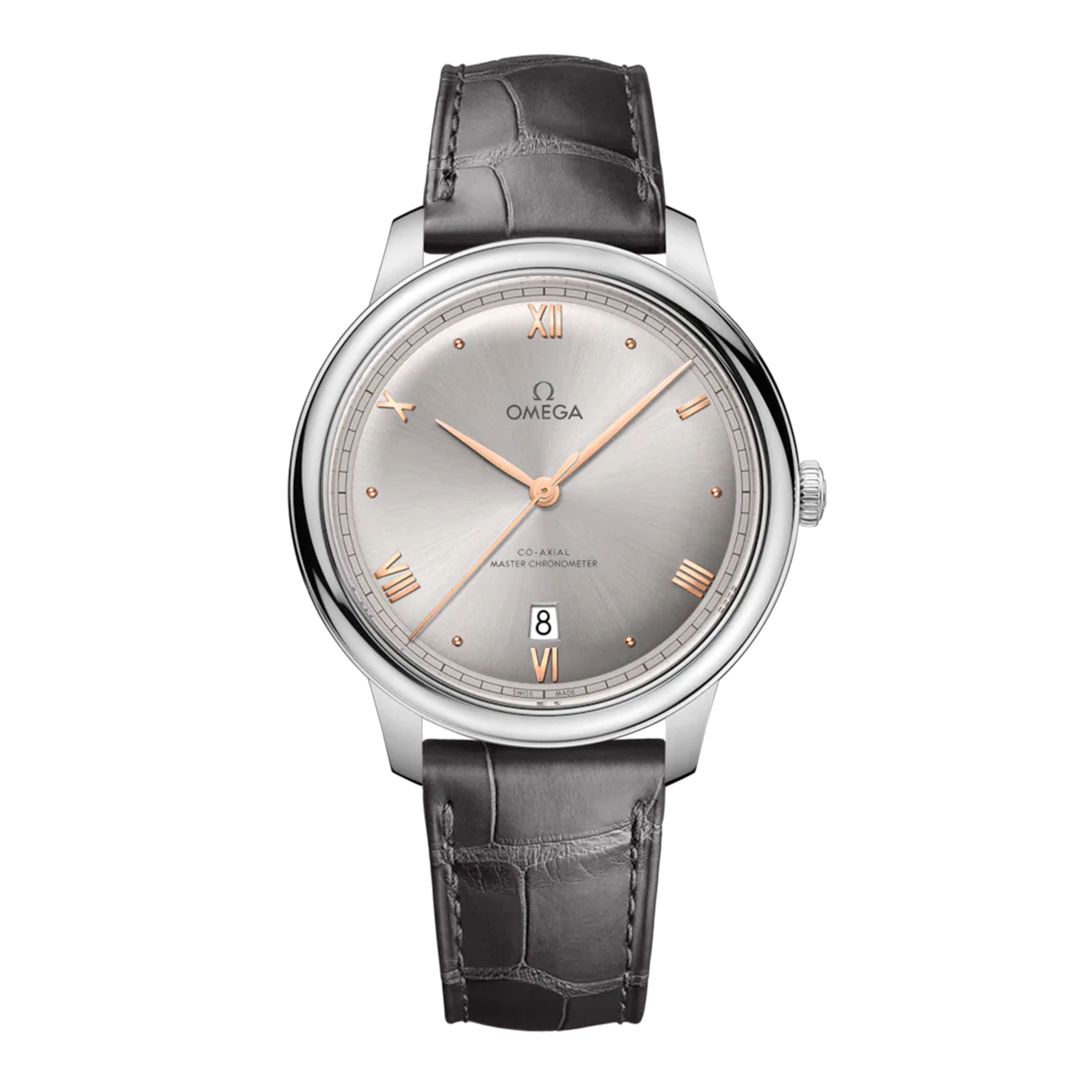 Omega De Ville Prestige Watch, 40mm Silver Dial, 434.13.40.20.06.001