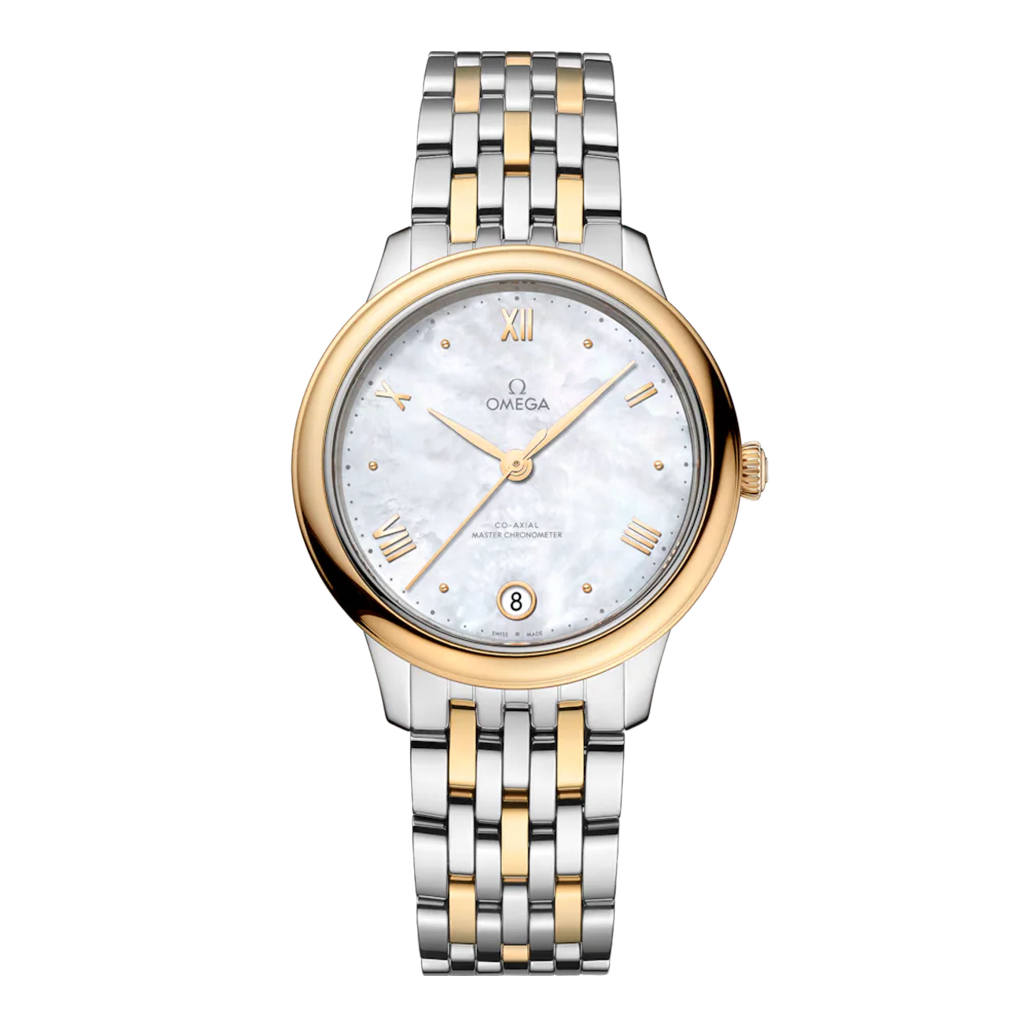 Omega De Ville Prestige Watch, 34mm Mother of Pearl Dial, 434.20.34.20.05.002