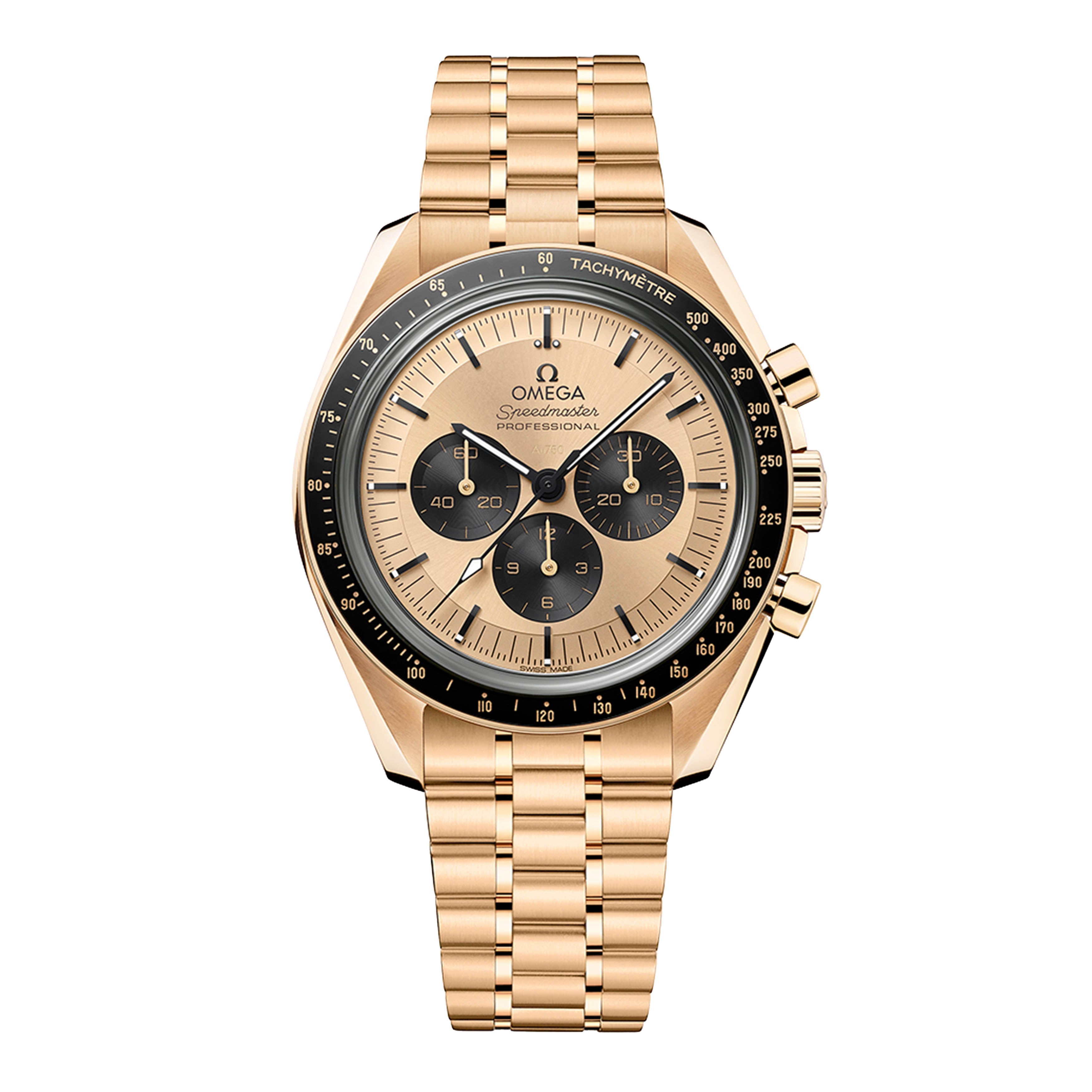 Omega Speedmaster Professional Moonwatch Watch, 42mm Gold Dial, 310.60.42.50.99.002