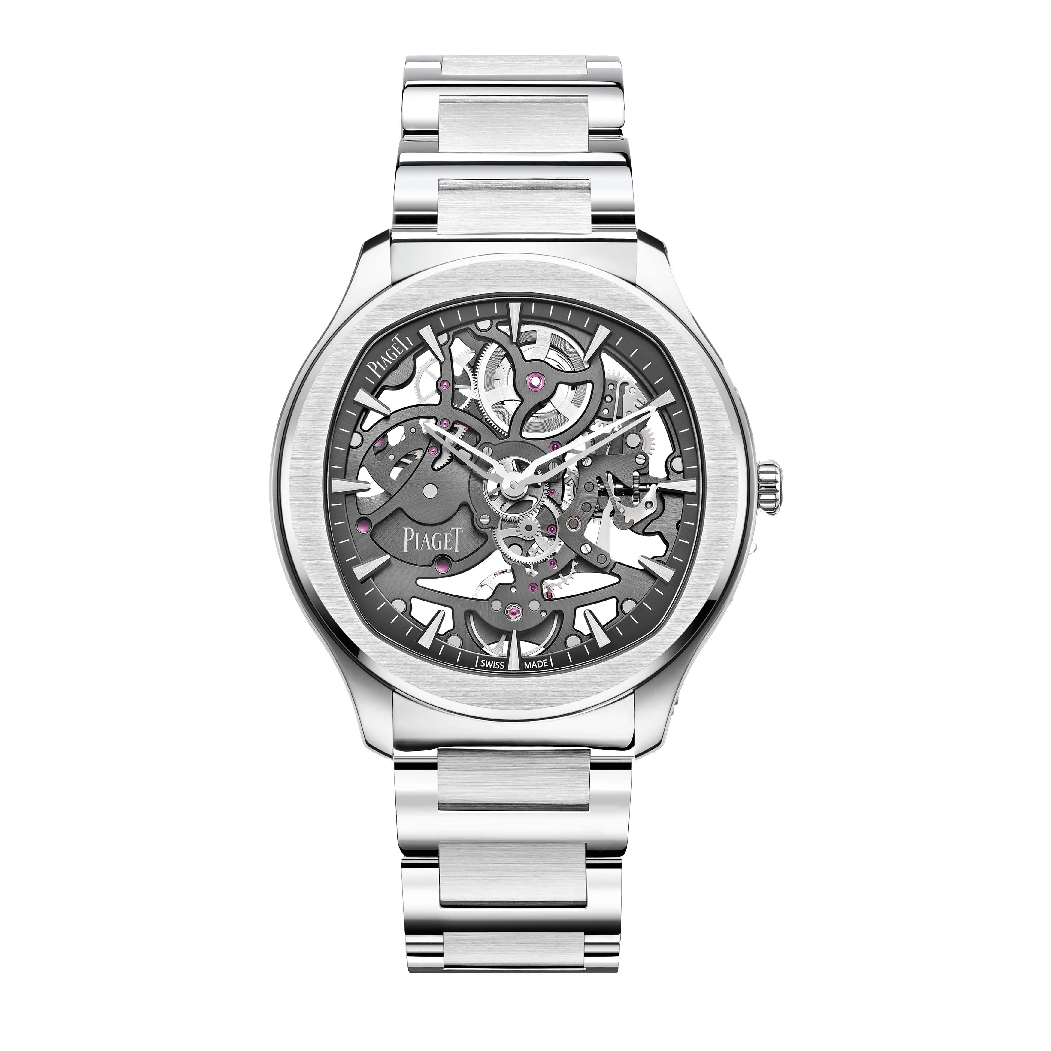 Piaget Polo Skeleton Watch, 42mm Gray Skeleton dial, G0A45001