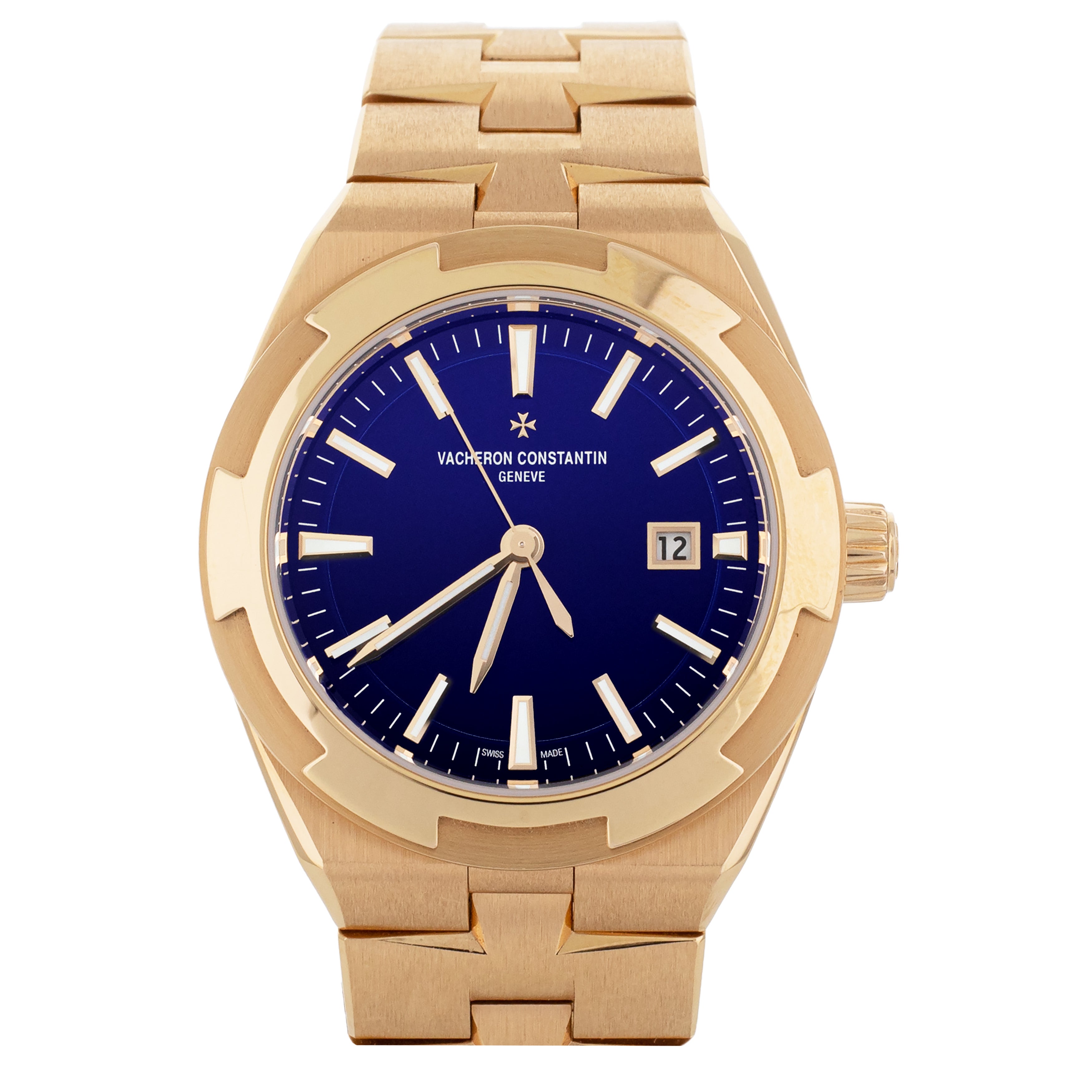 Vacheron Constantin Overseas Rose Gold Blue Dial 34.5mm 4600V 200R B979