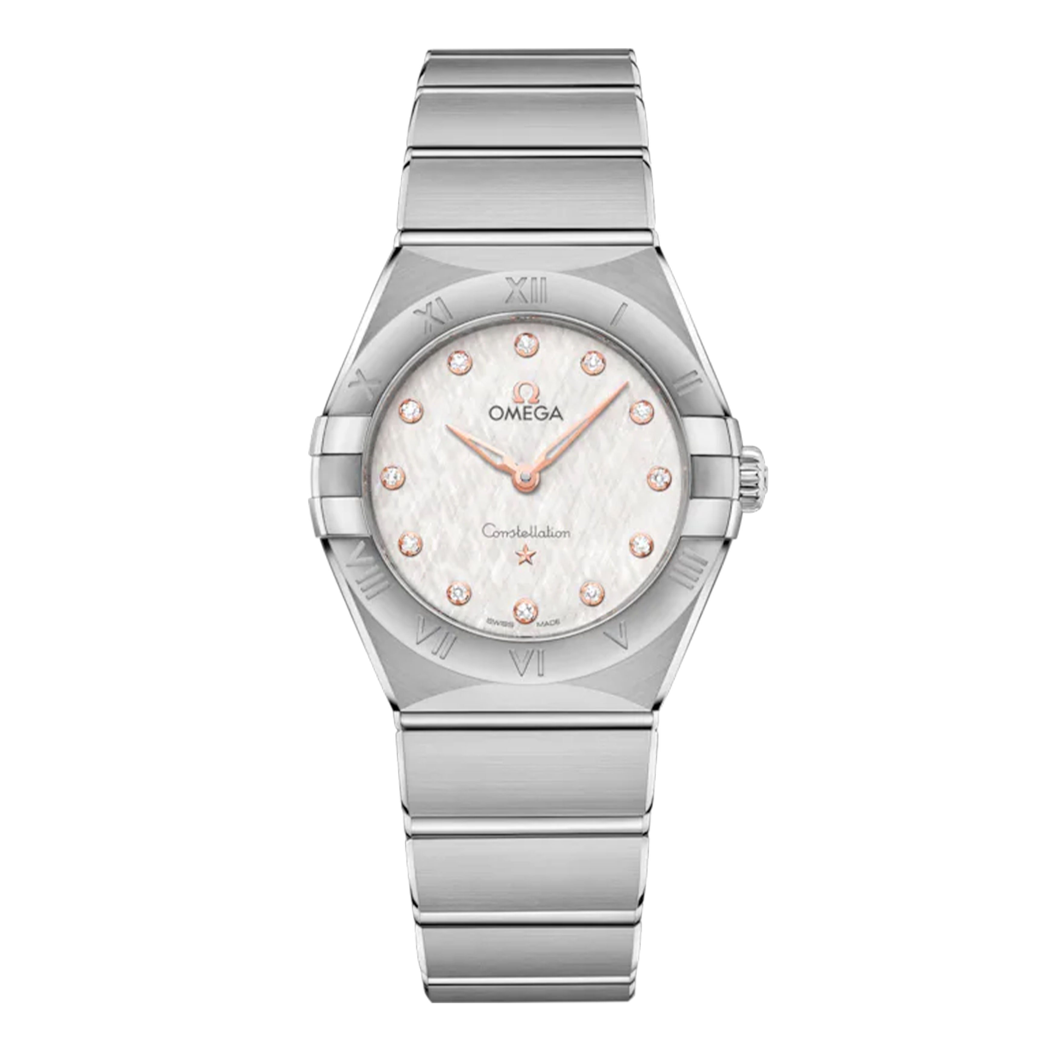 Omega constellation outlet silver