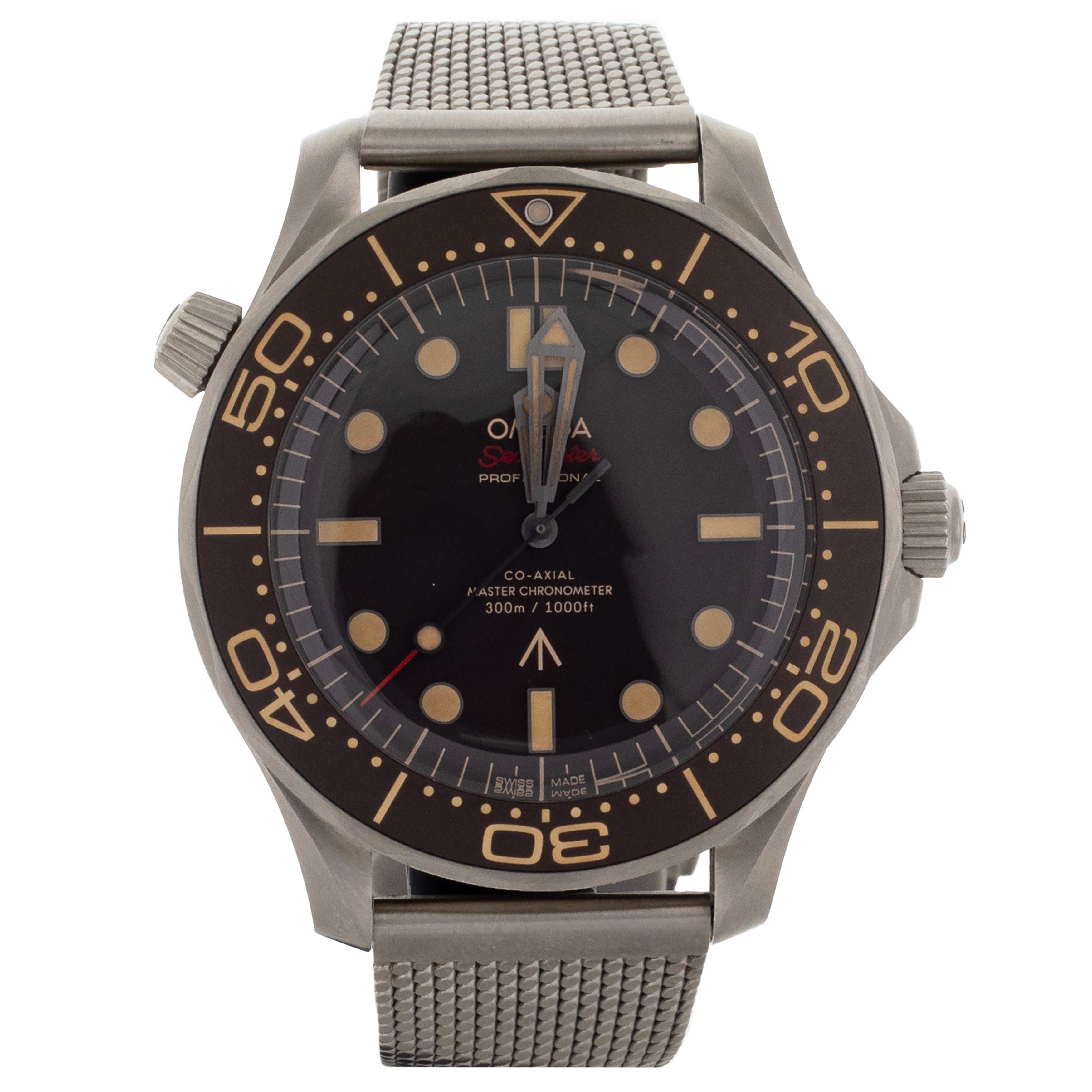 Omega Seamaster Diver 300m James Bond Titanium 42mm 210.90.42.20.01.001 Full Set