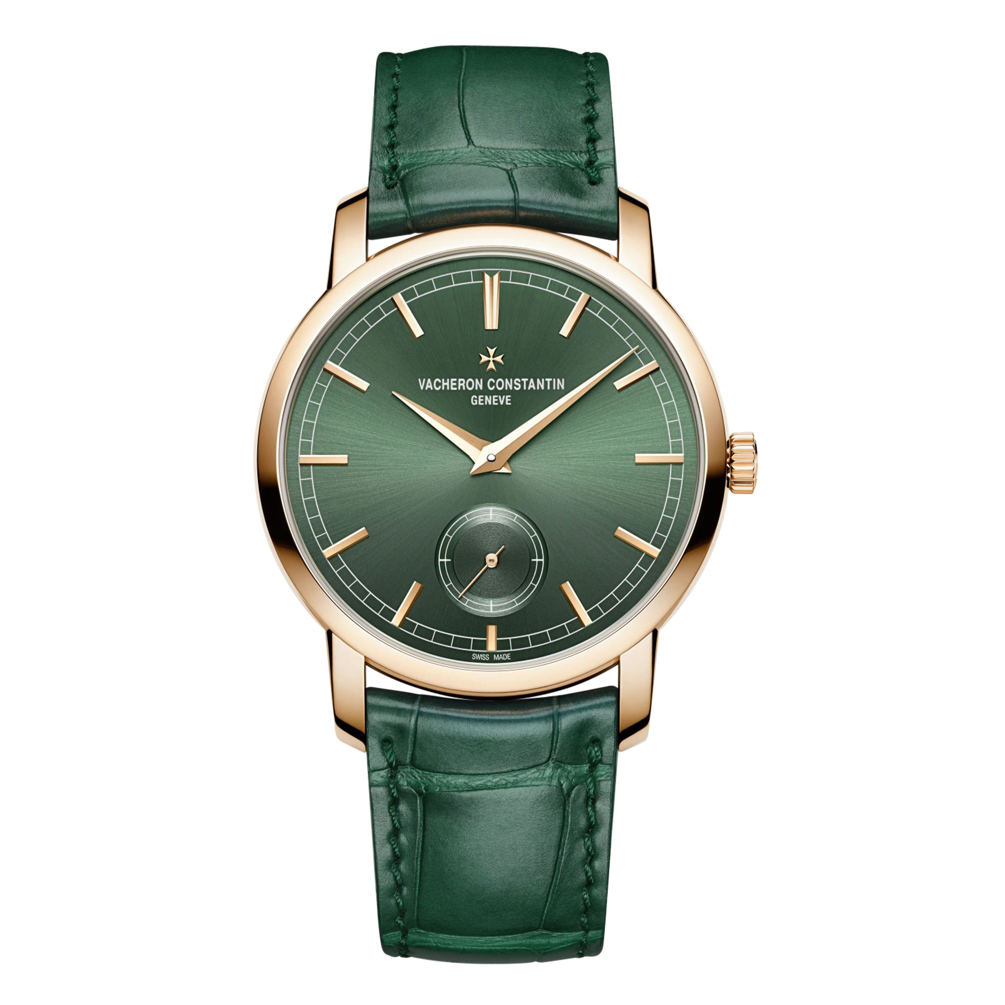 Vacheron Constantin Traditionnelle Manual-Winding Watch, 38mm Green Dial, 82172/000R-H008