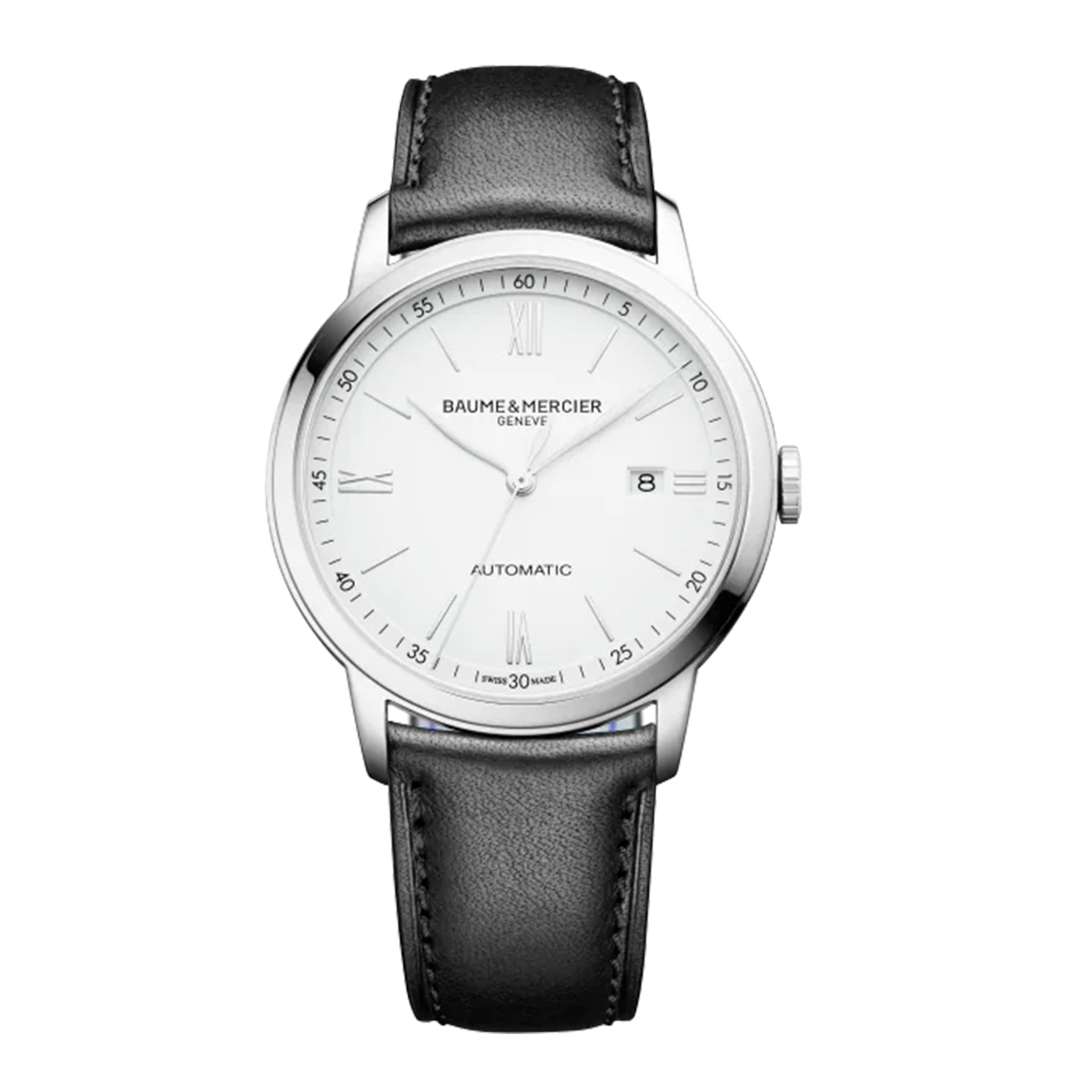 BAUME & MERCIER CLASSIMA Watch, 42MM WHITE DIAL, 10332
