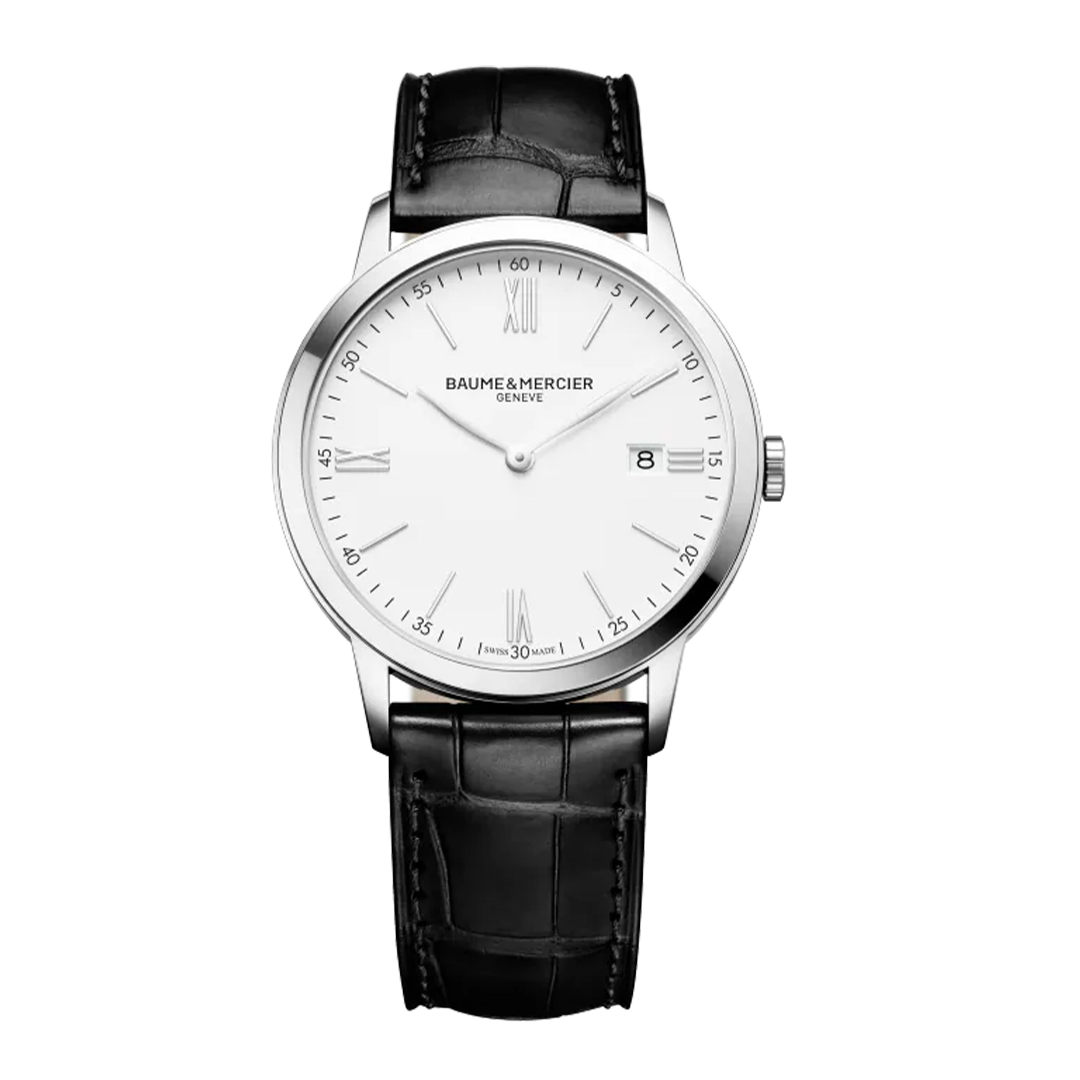 BAUME & MERCIER Classima Watch, 40MM WHITE DIAL, 10323