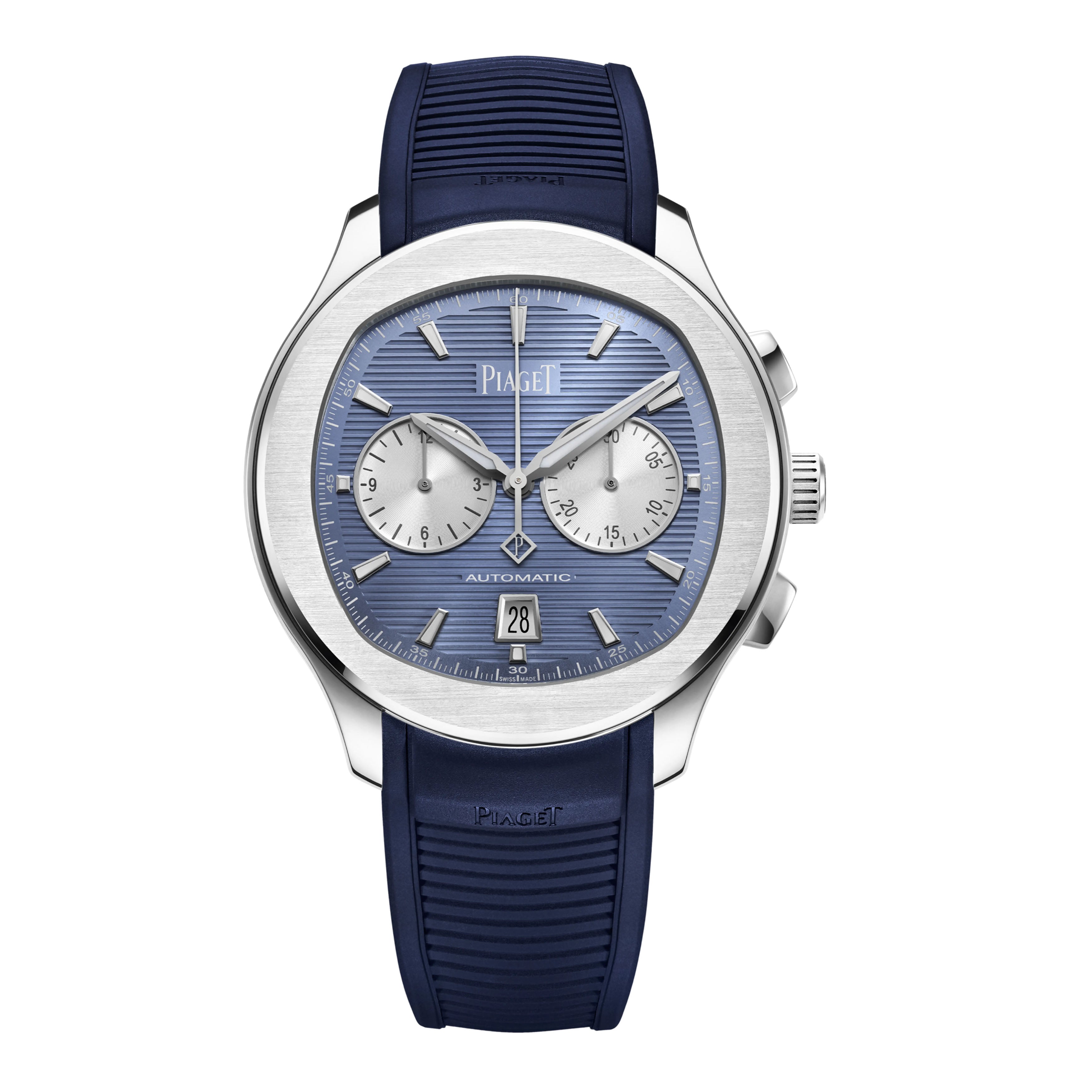 Piaget Polo Chronograph Watch, 42mm Blue Dial, G0A48024