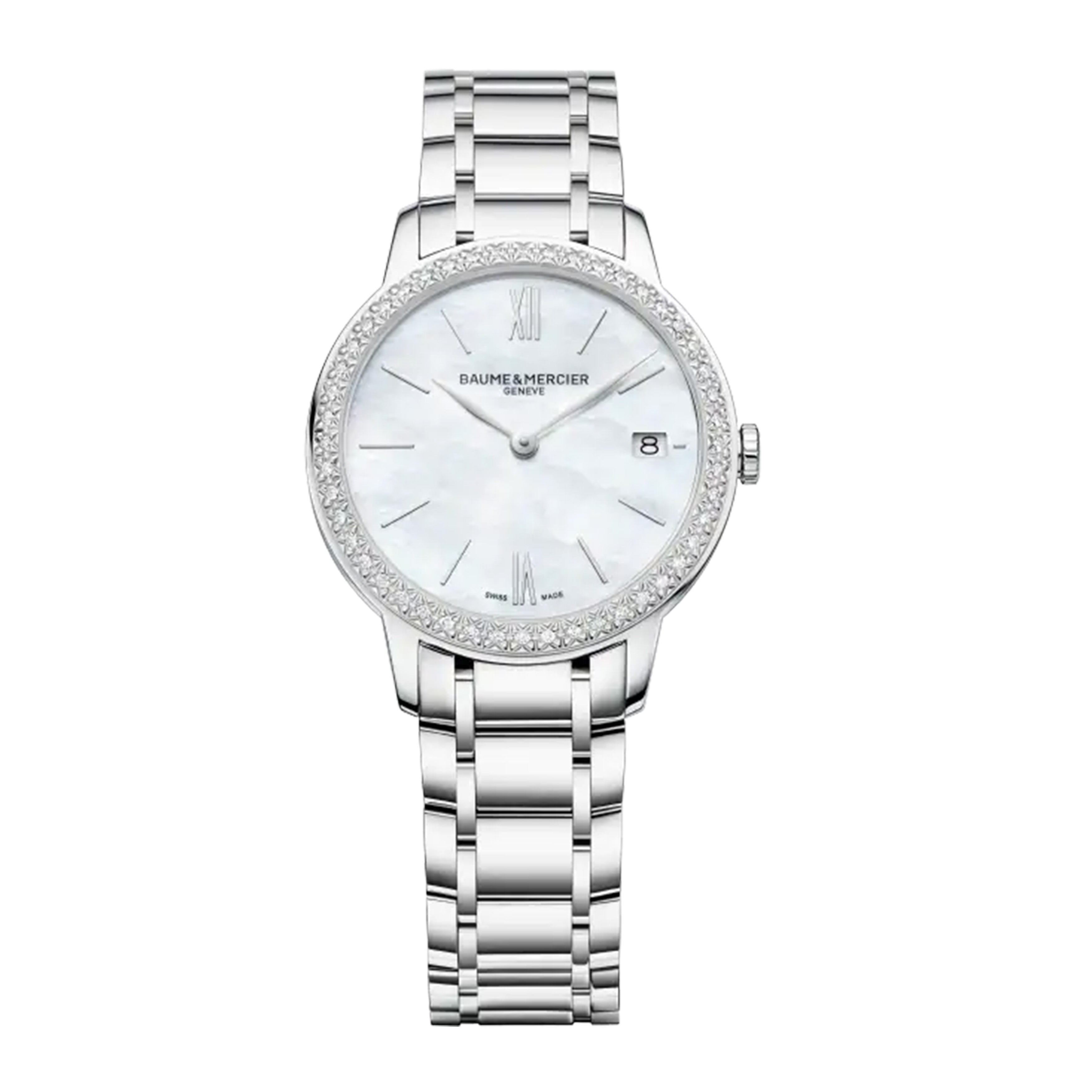 BAUME & MERCIER Classima Dimaond Set Watch, 31MM MOTHER OF PEARL DIAL, 10478