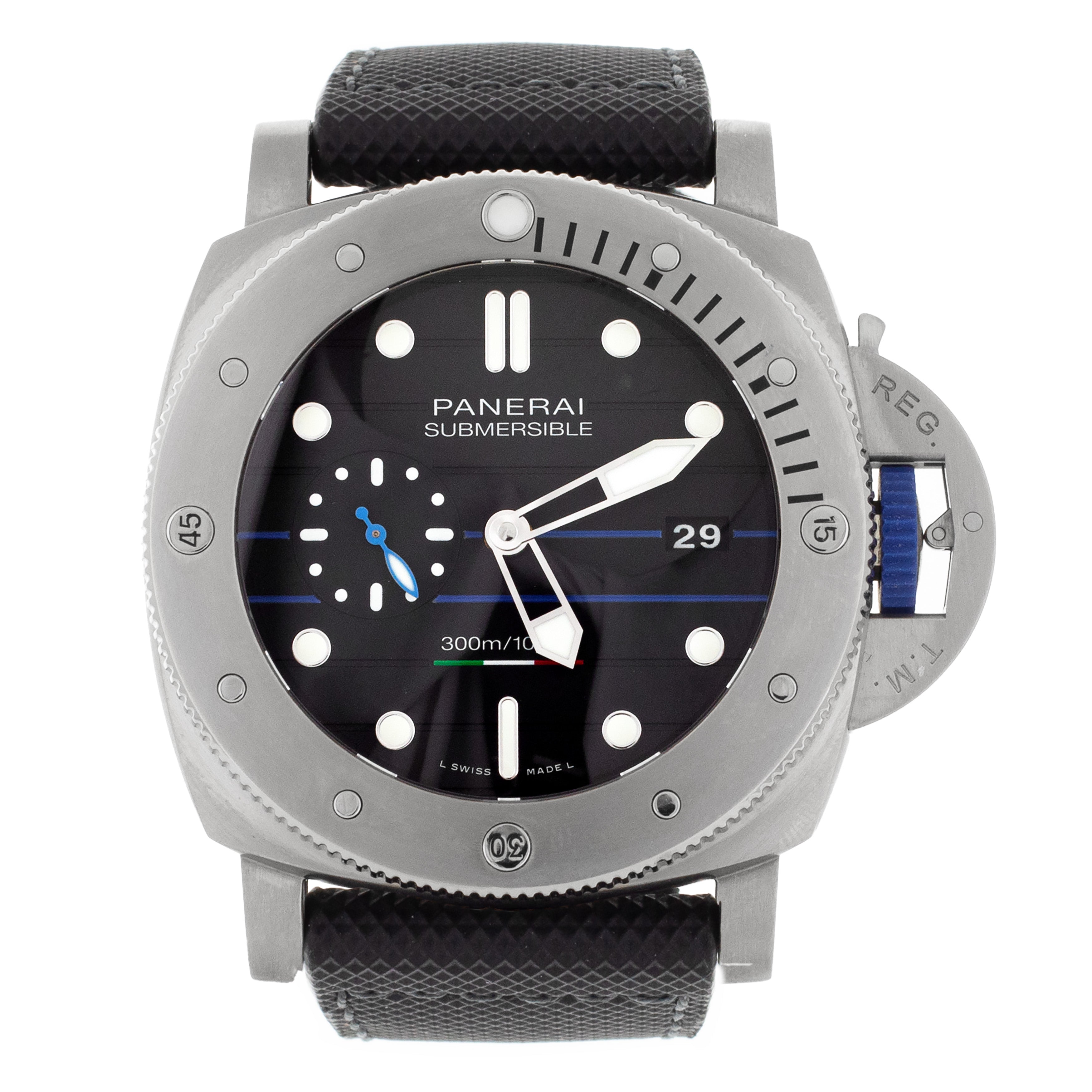 Panerai Submersible Paltrinieri Edition Titanium Black 47mm PAM01162 F