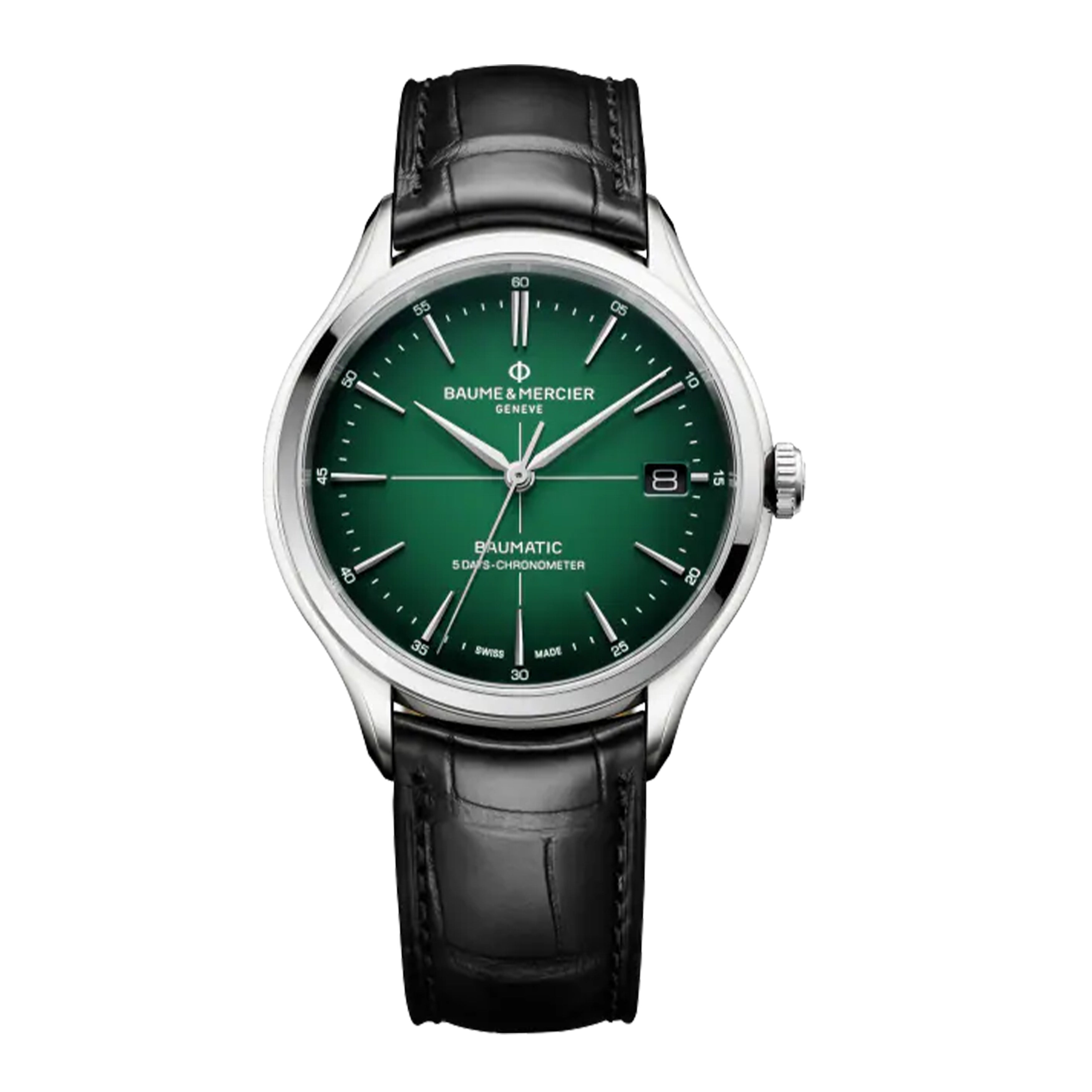 BAUME & MERCIER CLIFTON Watch, 40MM GREEN DIAL, 10592
