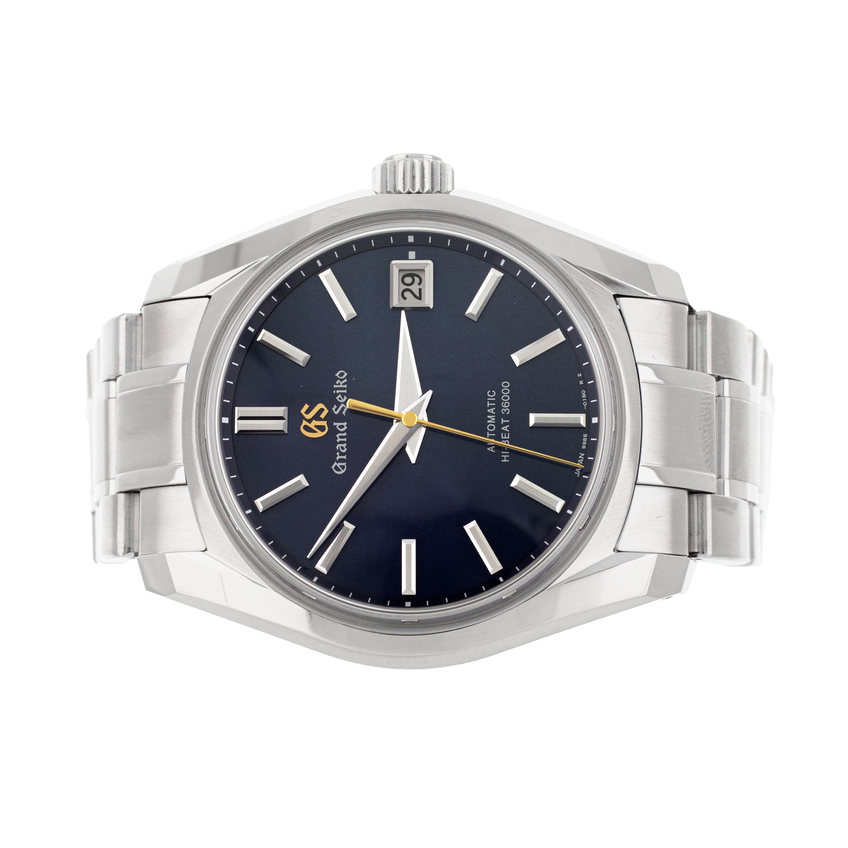 Grand Seiko Heritage The Autumnal Equinox Steel Blue Dial 40mm SBGH273 Full Set