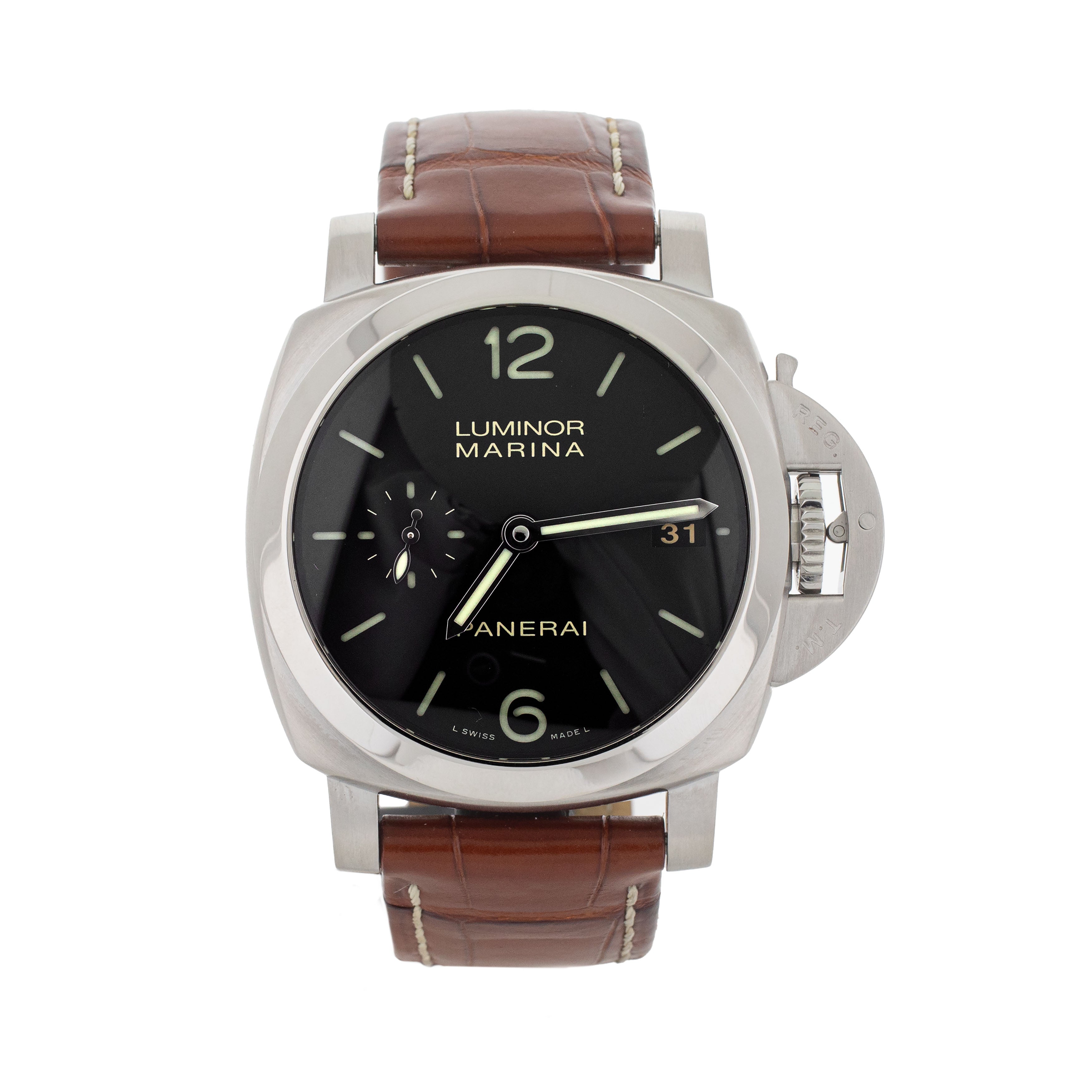 Panerai Luminor Marina 1950 3 Days Steel Black Dial 42mm PAM00392 Full