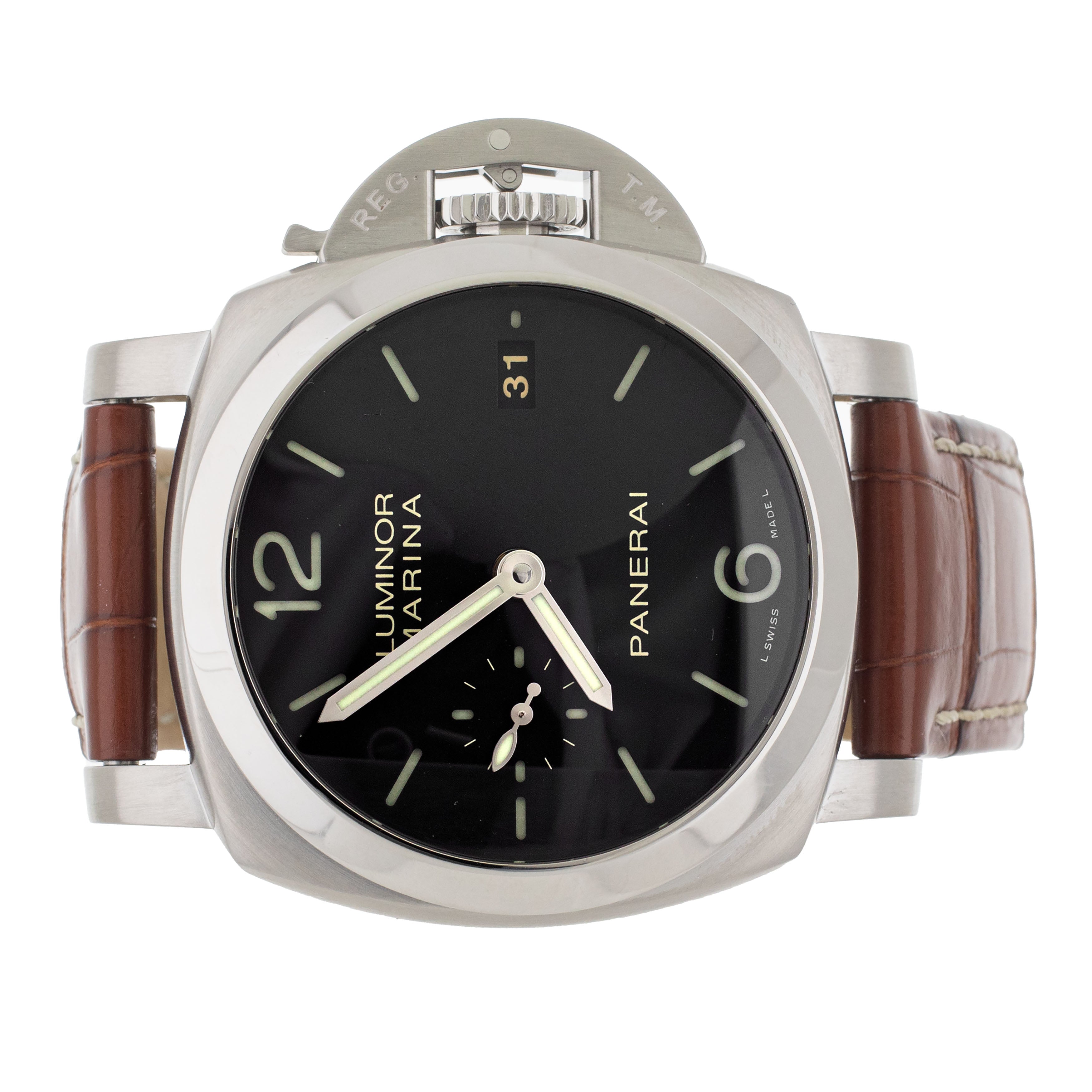 Panerai Luminor Marina 1950 3 Days Steel Black Dial 42mm PAM00392 Full