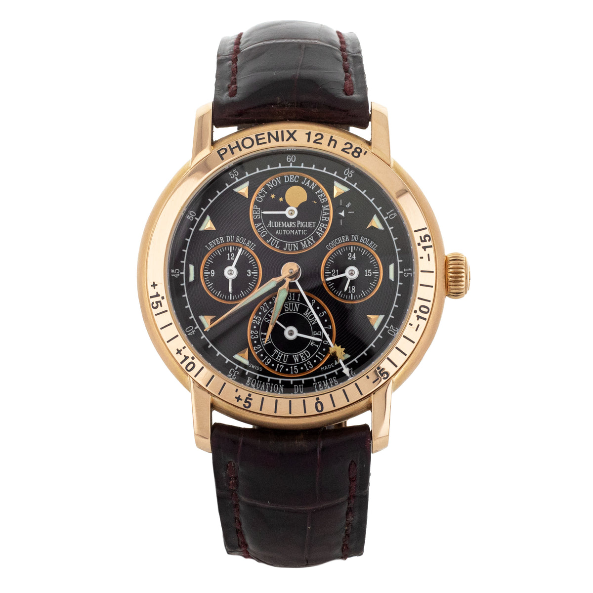 Audemars Piguet Jules Audemars Equation of Time Rose Gold Black 39mm 2 