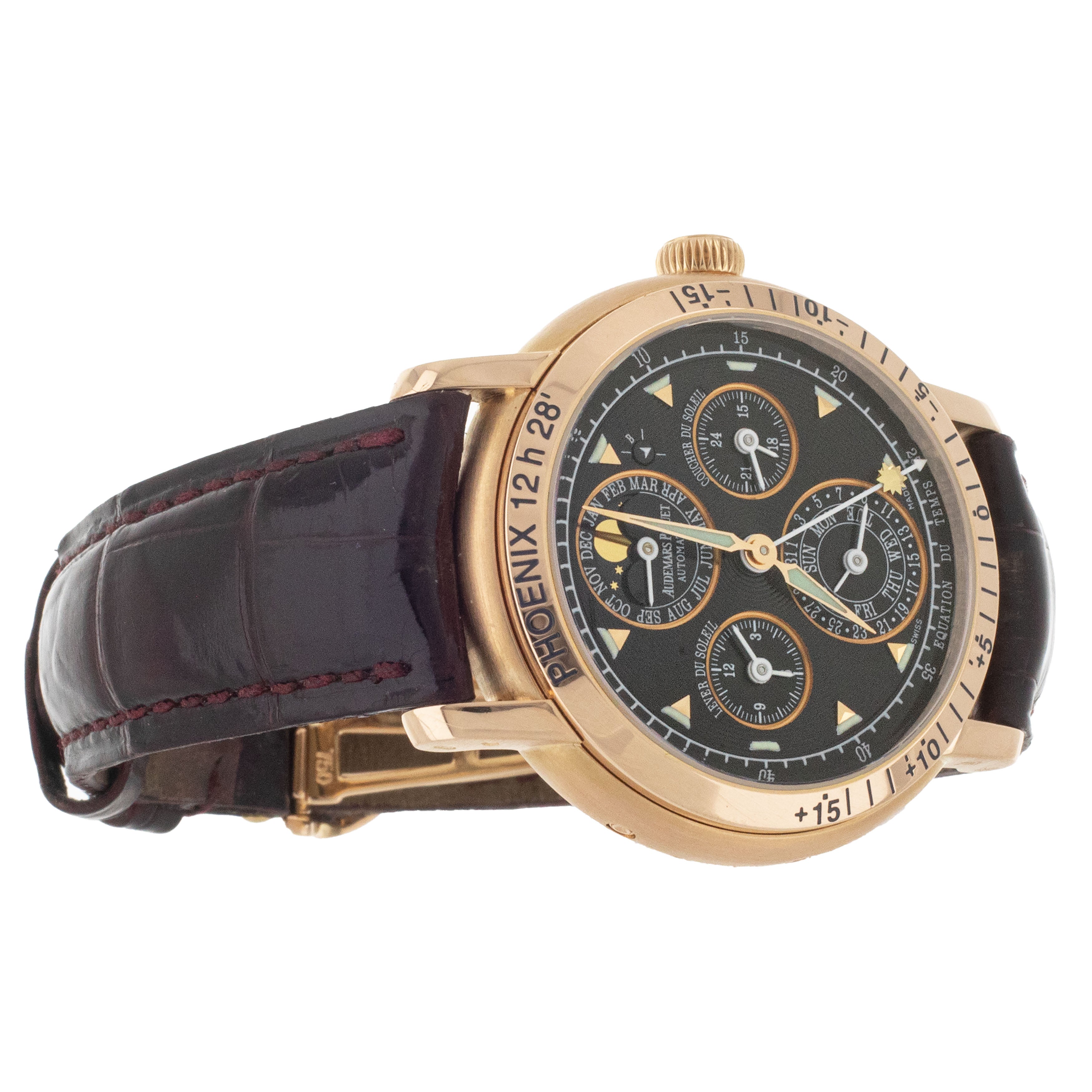 Audemars Piguet Jules Audemars Equation of Time Rose Gold Black 39mm 2 