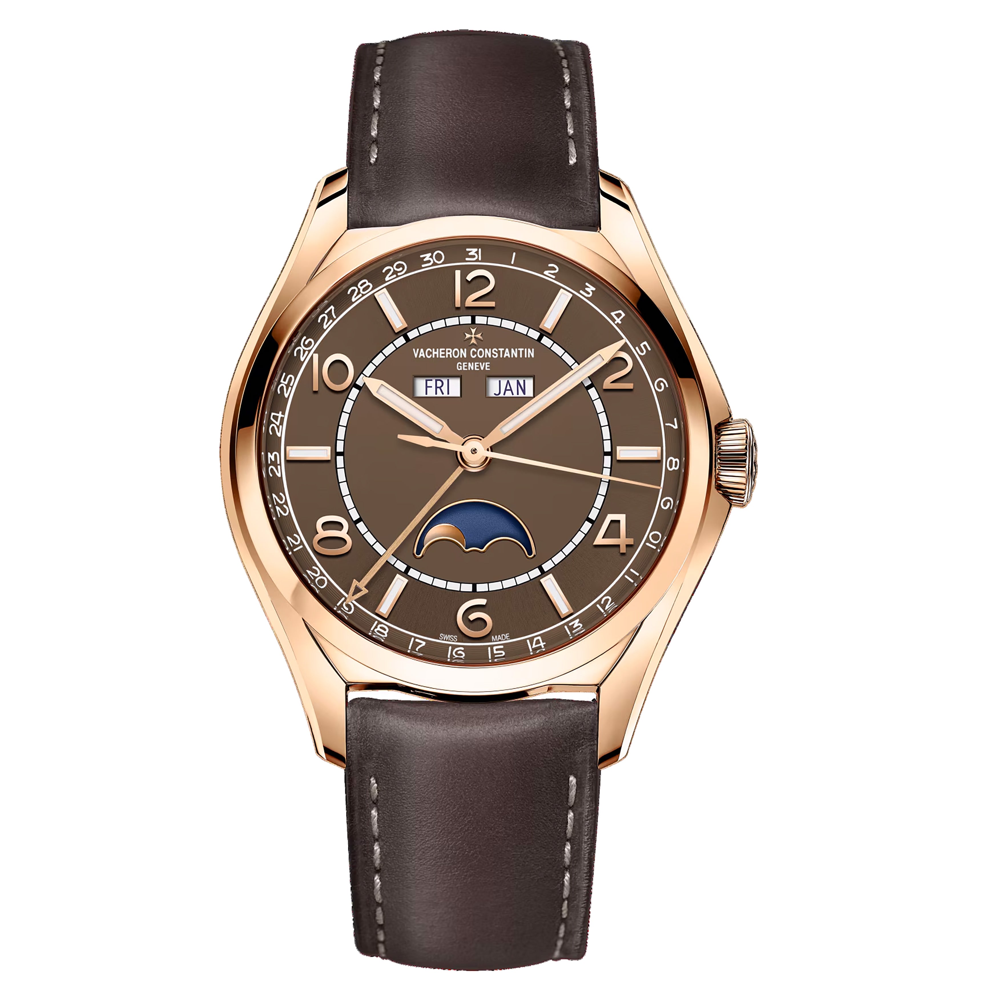 Vacheron Constantin Complete Calendar Watch, 40mm Brown Dial, 4000E/000R-B065