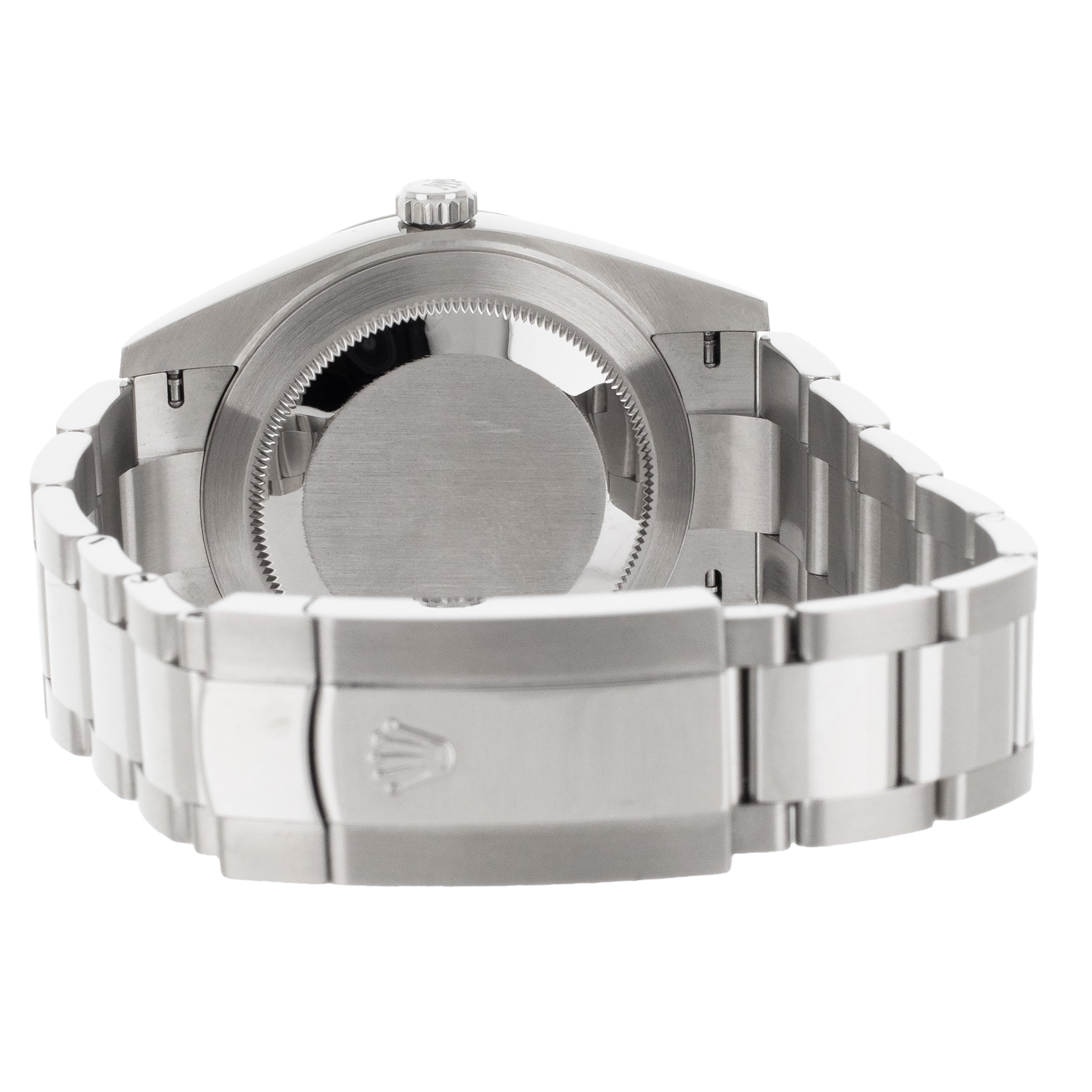Rolex Datejust 41 Smooth Bezel Oyster Bracelet Stainless steel black dial 41mm 126300 Full set