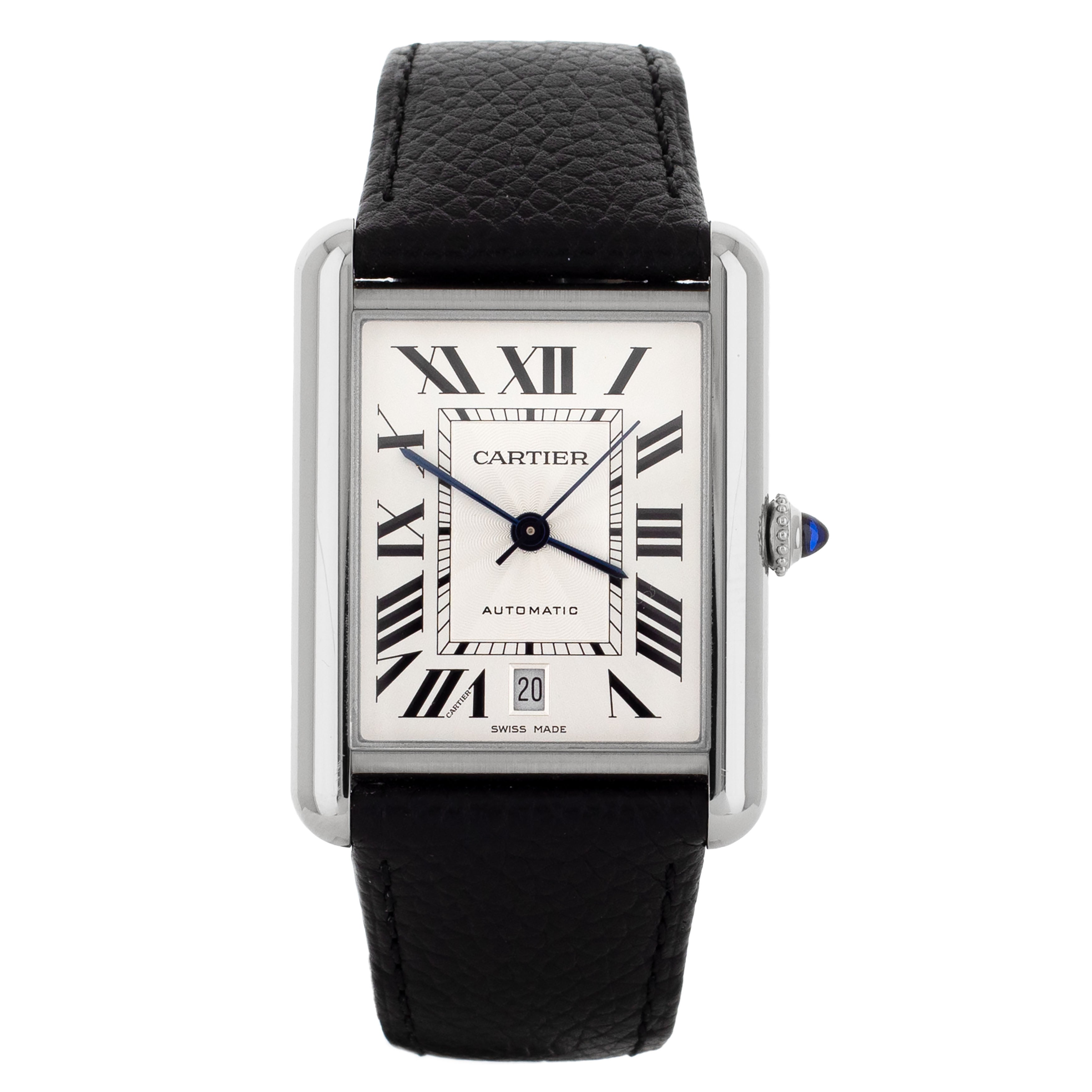 Cartier Tank Must Stainless Steel Silver Dial 41mm WSTA0040 Full Set