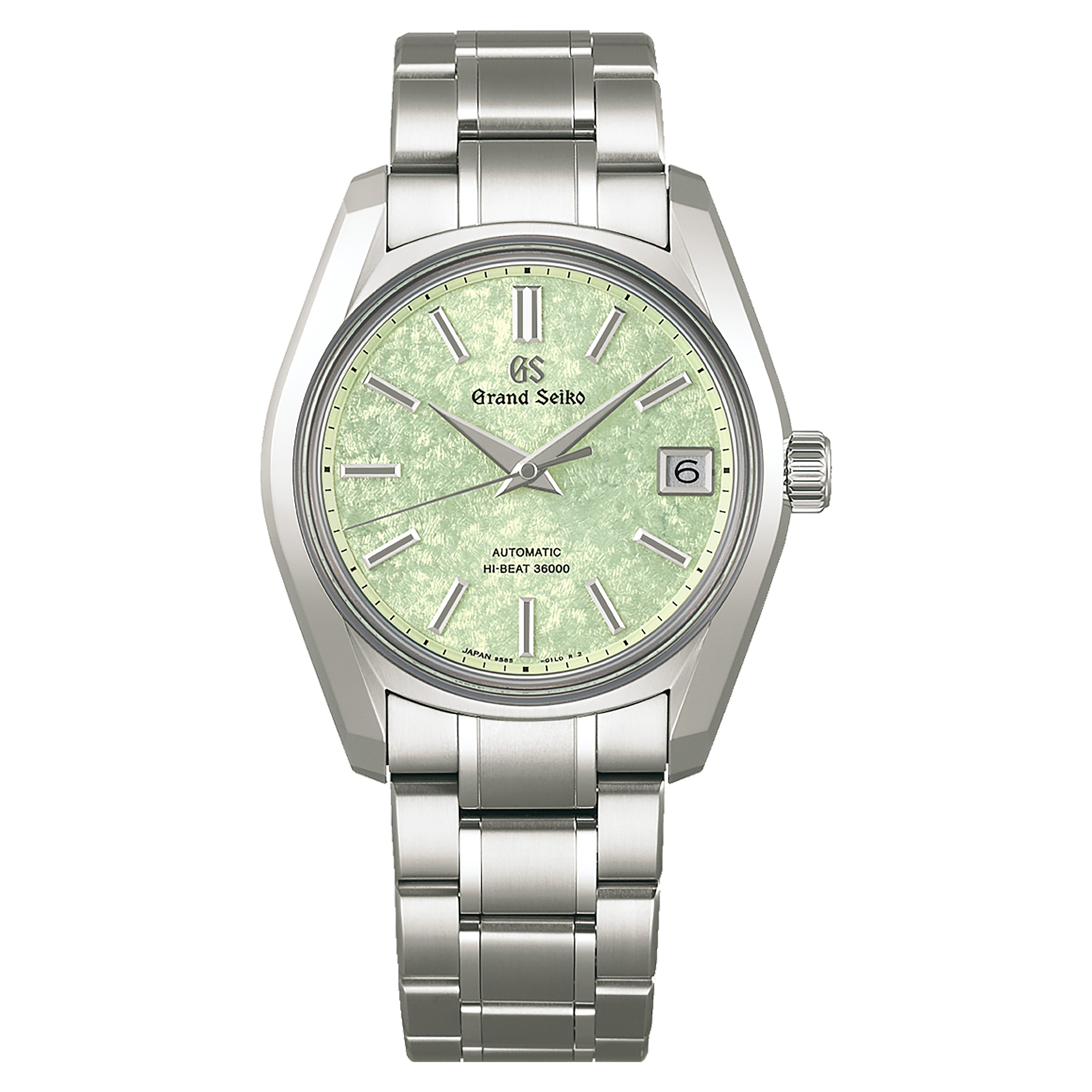 Grand Seiko Heritage Hi-Beat 62GS Watch, 38mm Green Dial, SBGH343