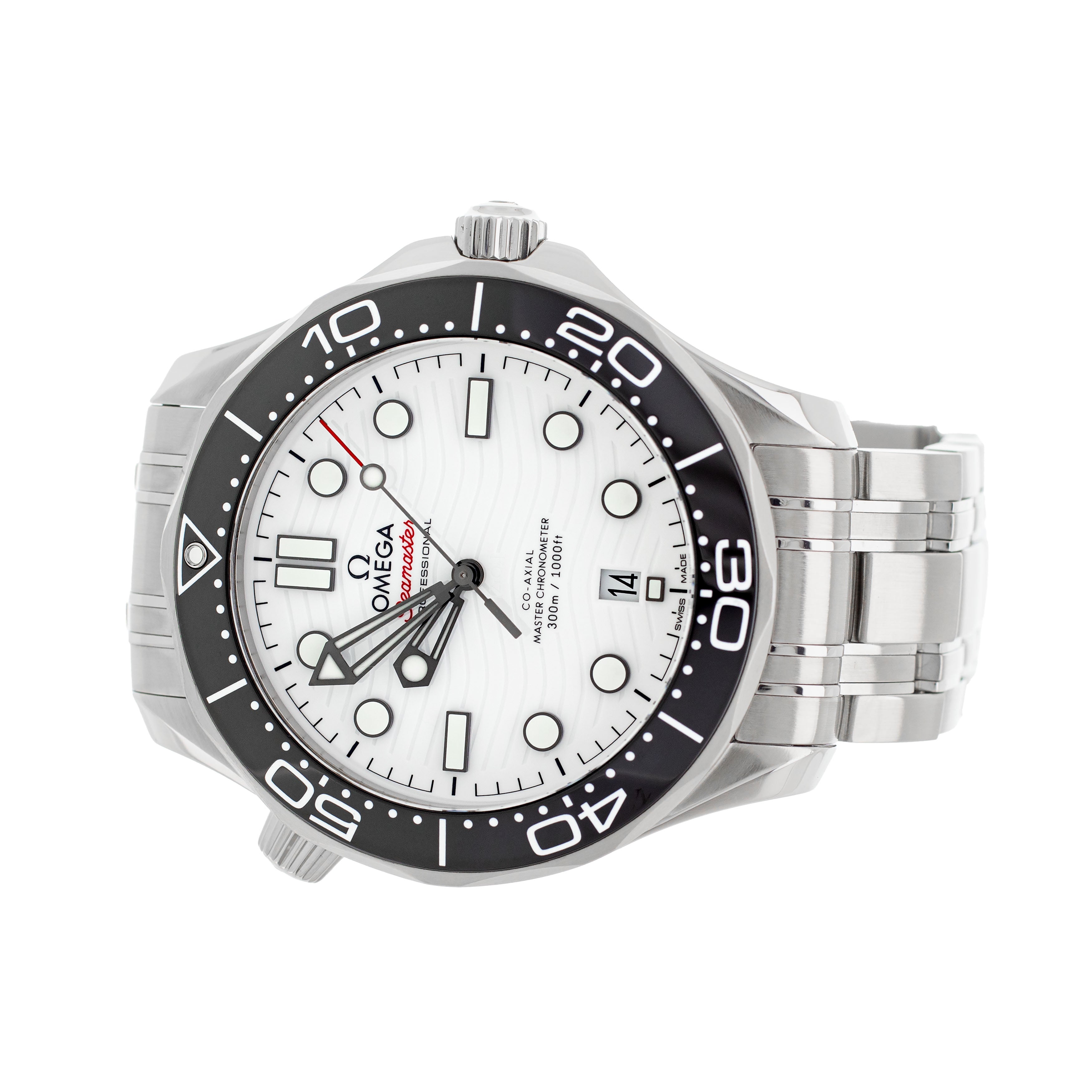 Omega Seamaster Diver 300m Stainless Steel White Dial 42mm 210.30.42.20.04.001