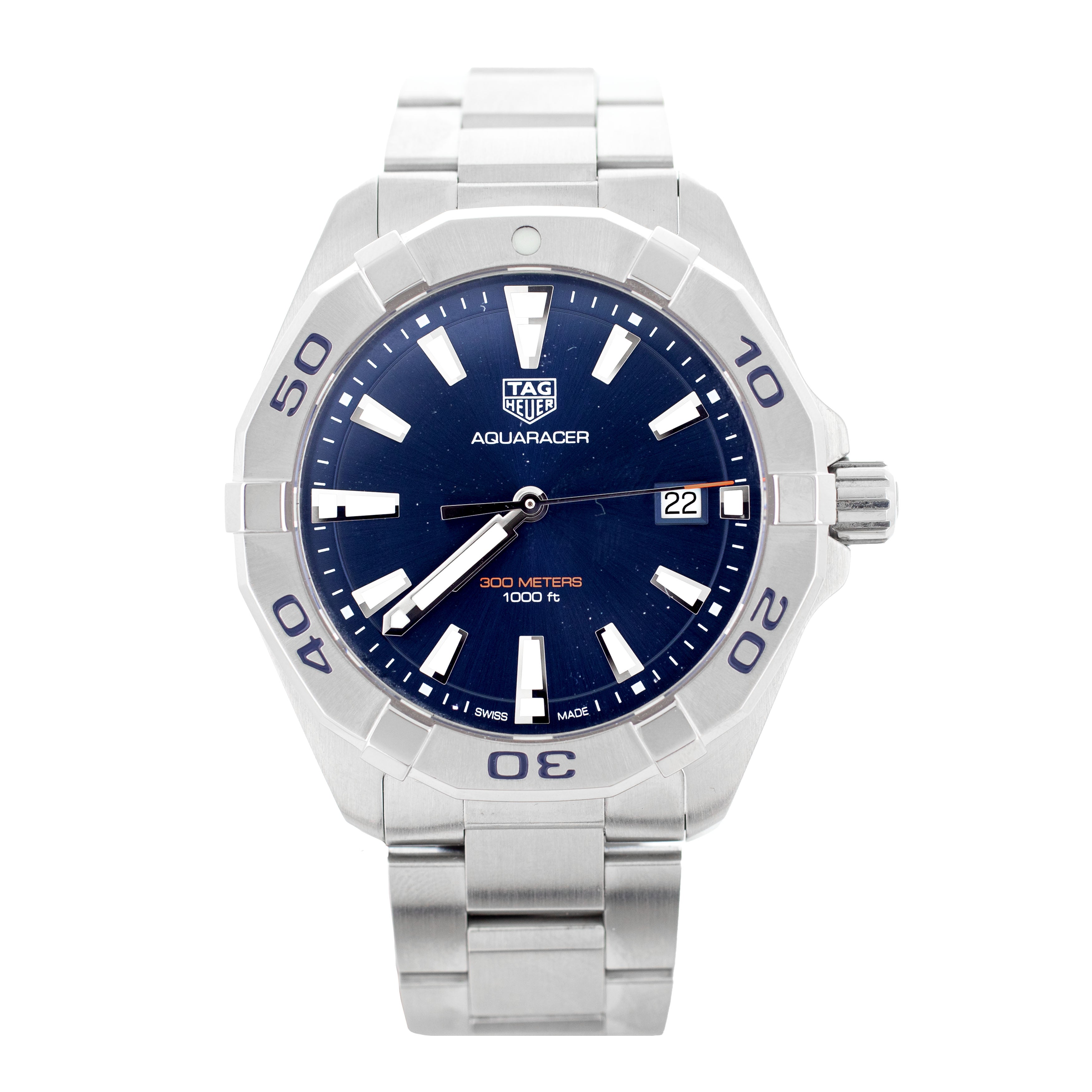 Tag Heuer Aquaracer Stainless Steel Blue Dial 41mm WBD1112.BA0928