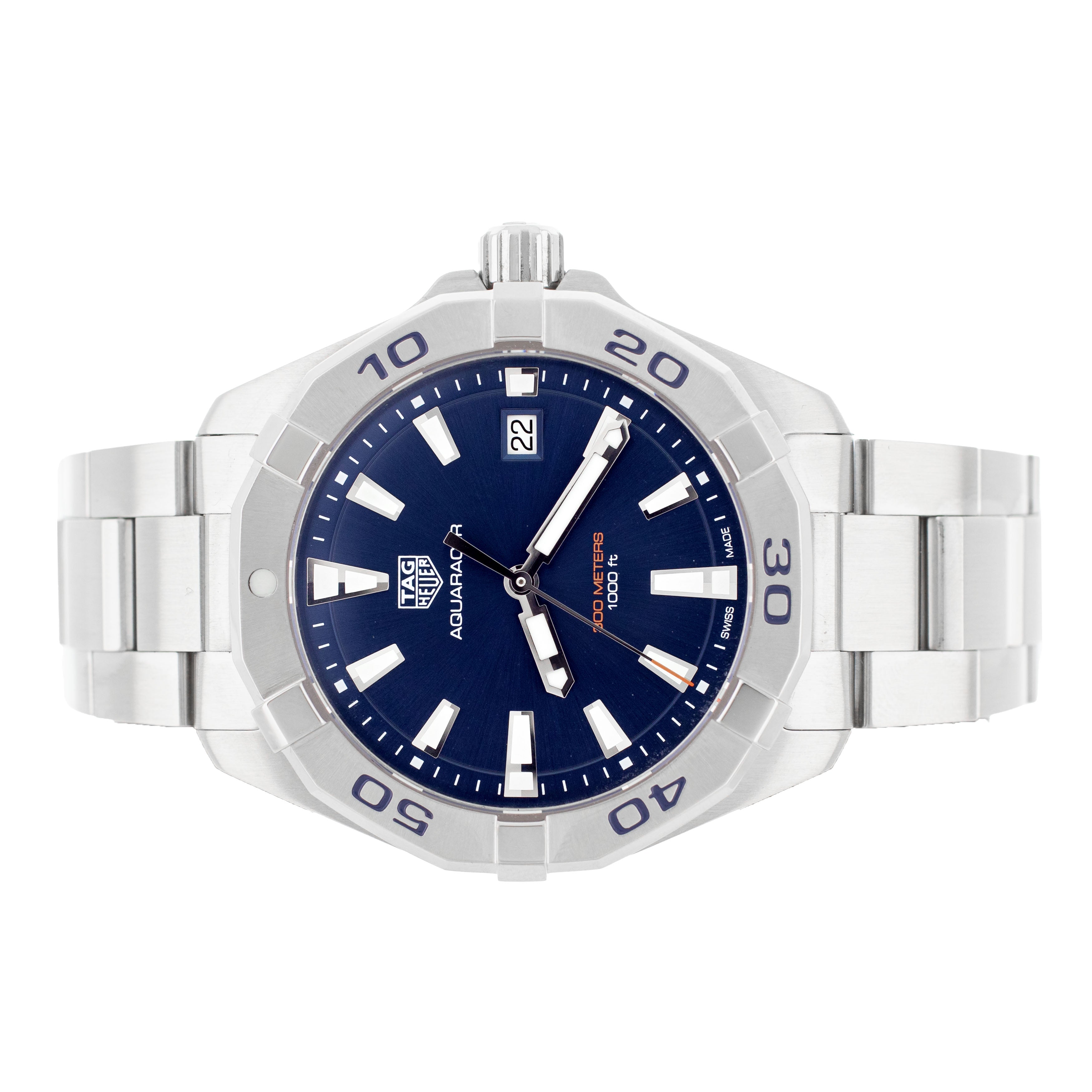 Tag Heuer Aquaracer Stainless Steel Blue Dial 41mm WBD1112.BA0928