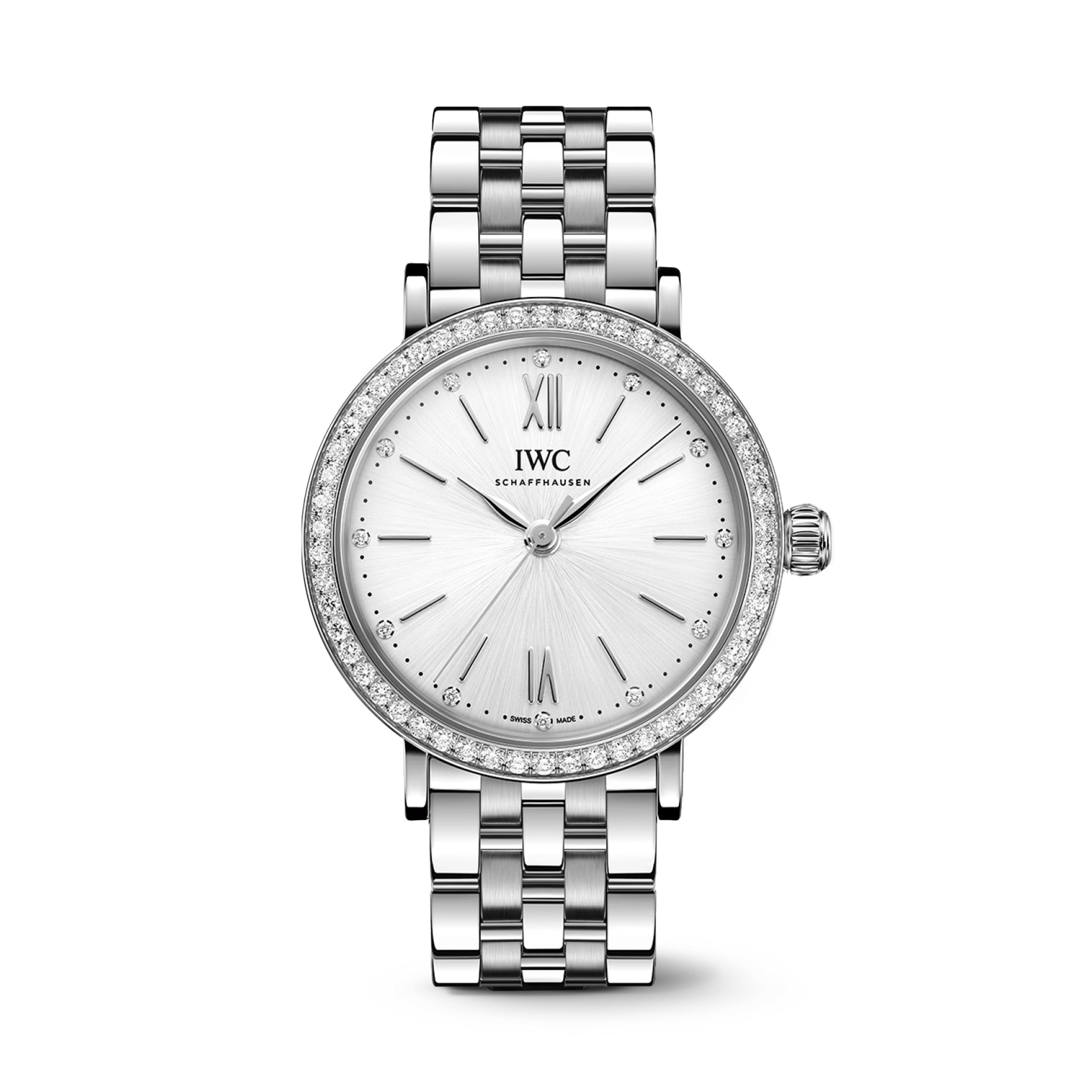 IWC Portofino Automatic Watch, 34mm Silver Dial, IW657601