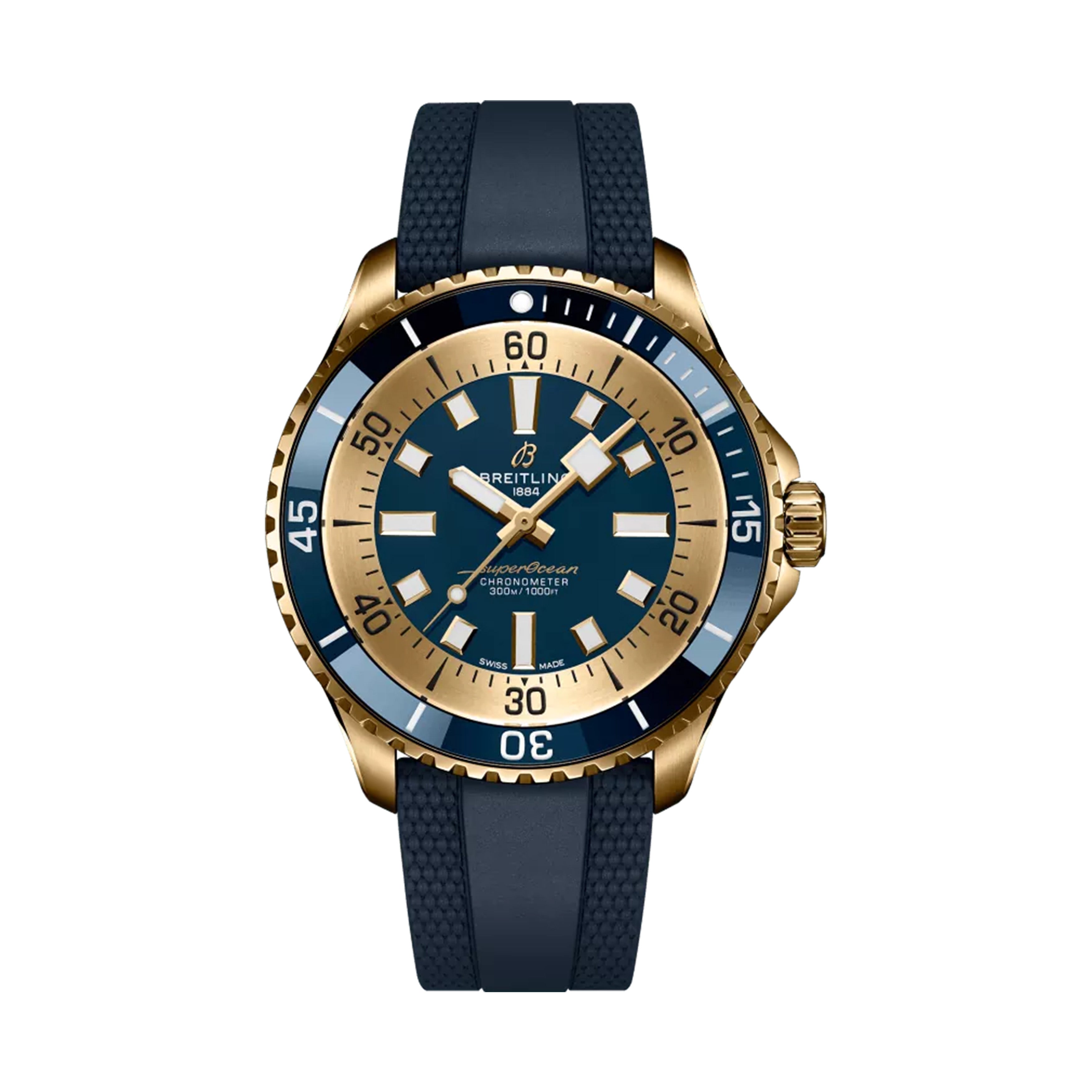Breitling Superocean Automatic 44 North American Exclusive Watch, 4mm Blue Dial, N173761A1C1S1