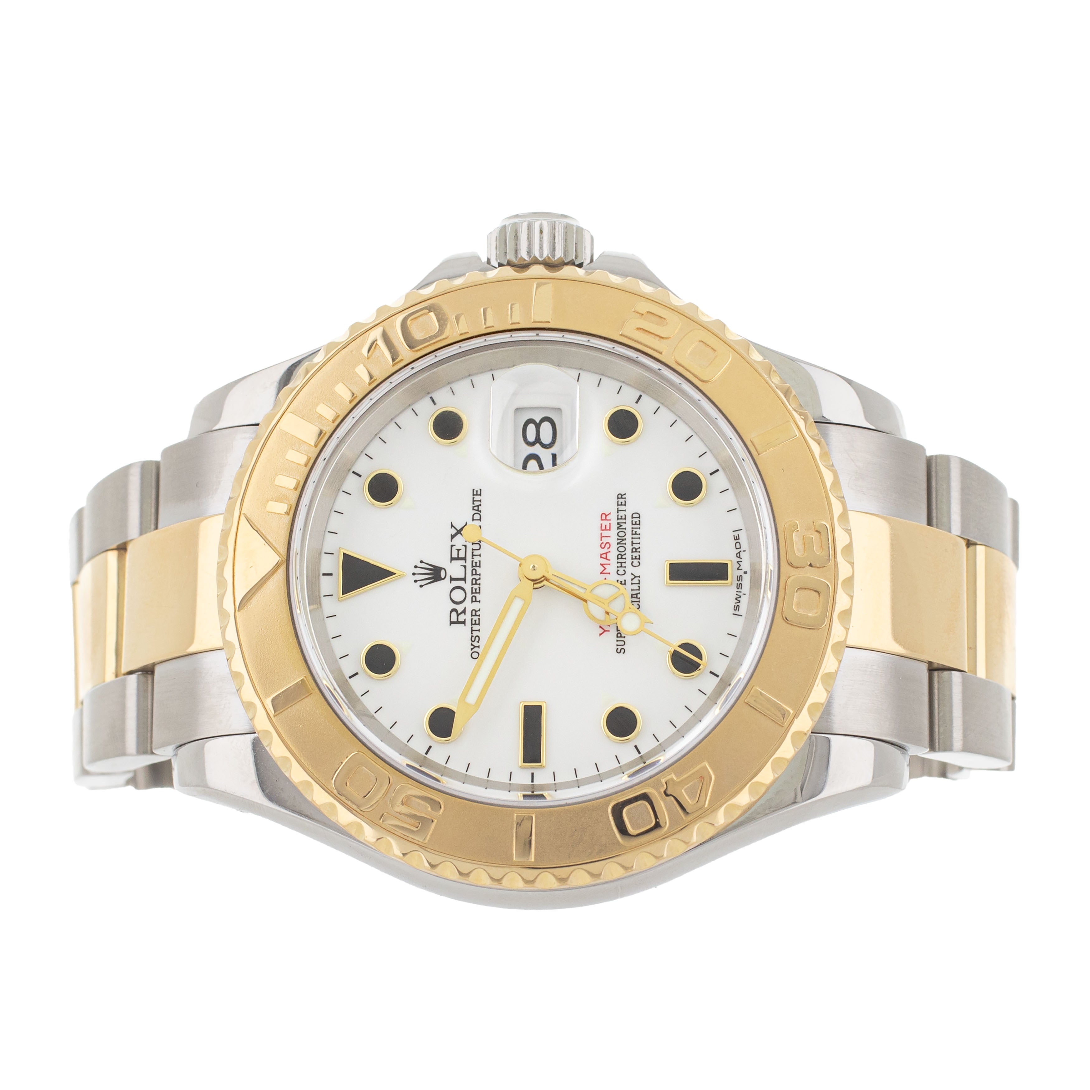 Rolex Yacht-Master 40 Stainless Steel & Yellow Gold White Dial 40mm 16623