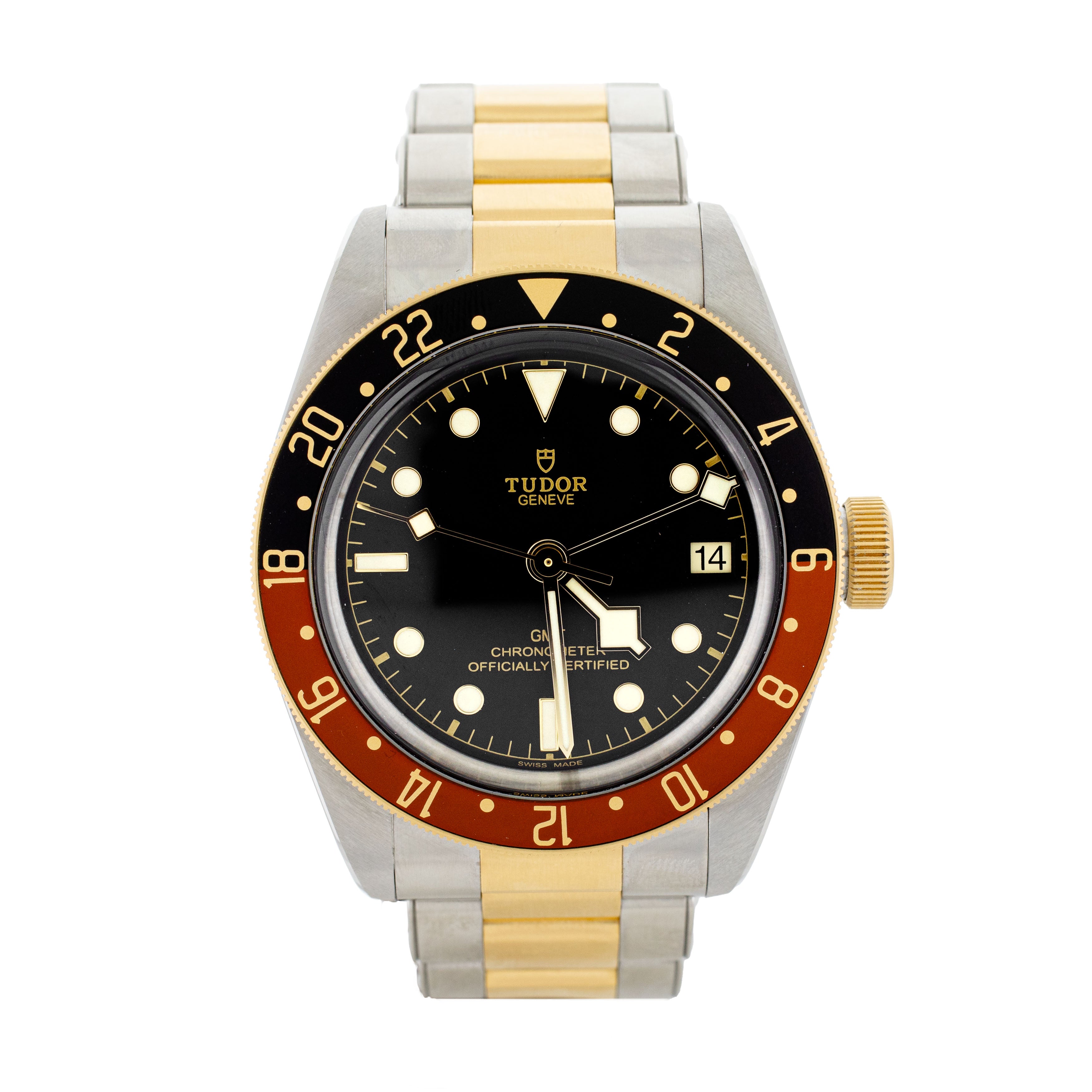 Tudor Black Bay GMT S&G Steel & Yellow Gold Black Dial M79833MN Full Set