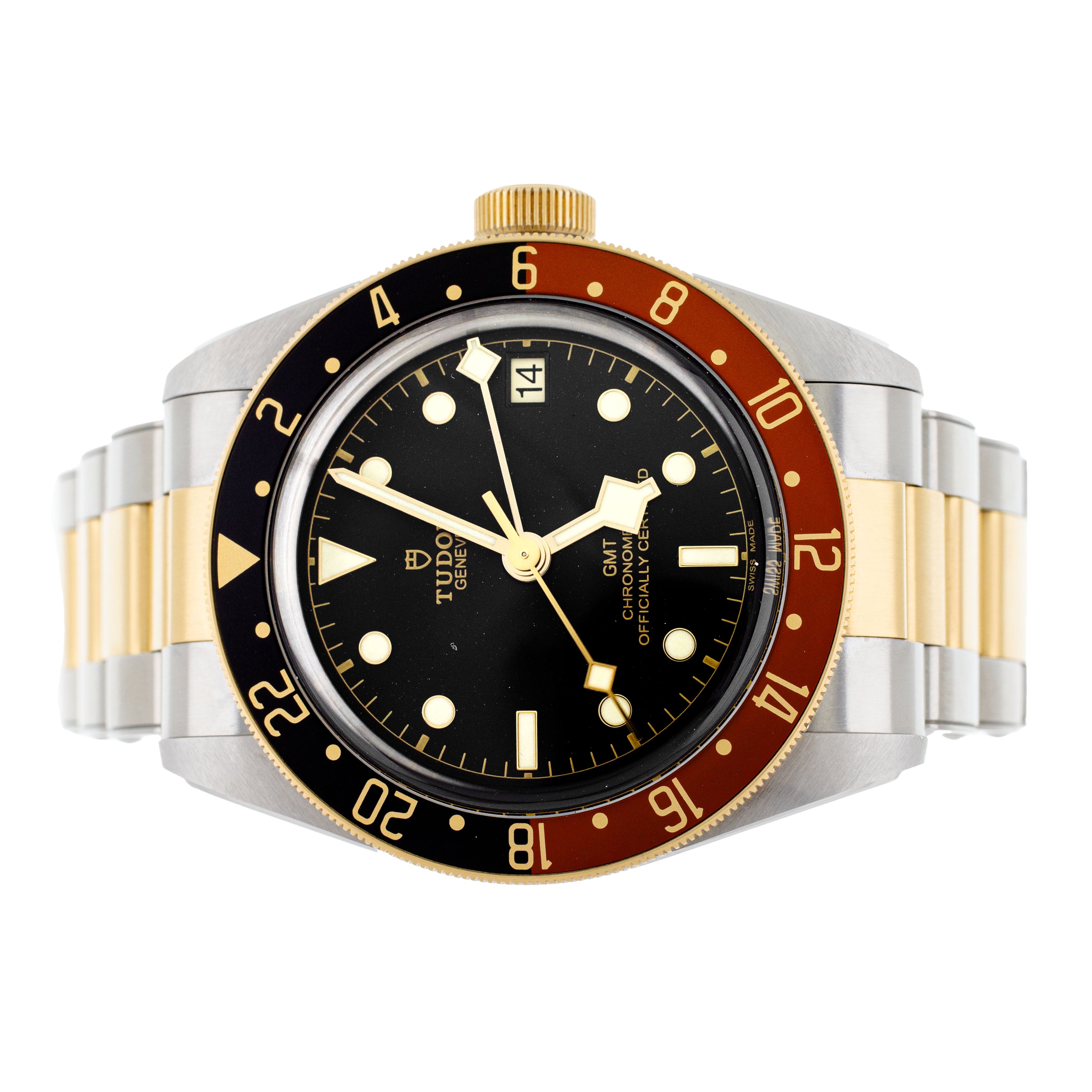 Tudor Black Bay GMT S&G Steel & Yellow Gold Black Dial M79833MN Full Set