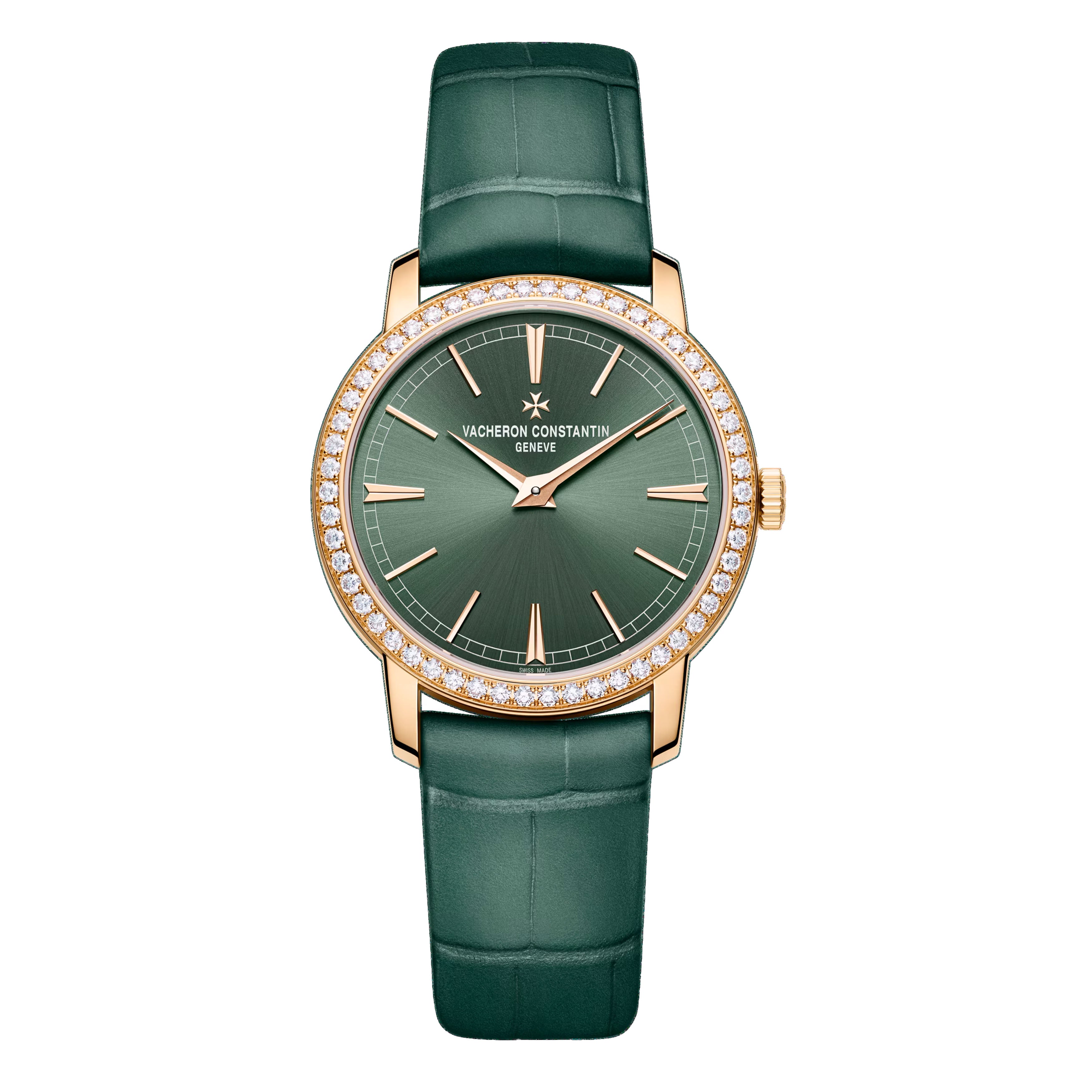 Vacheron Constantin Traditionnelle Manual-Winding Watch, 33mm Green Dial, 1405T/000R-H009