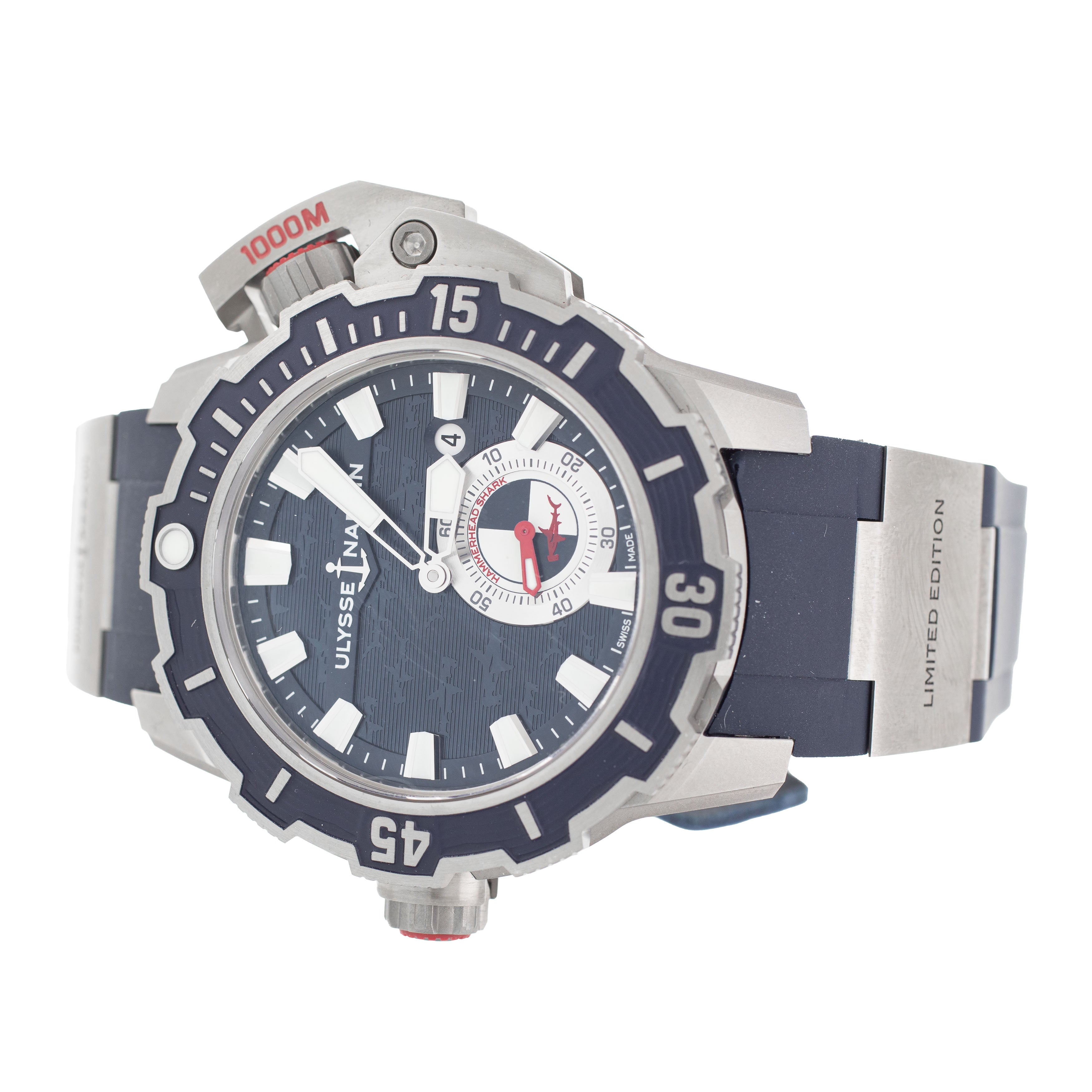 Ulysse Nardin Diver Deep Dive Titanium Blue Dial 46mm 3203-500