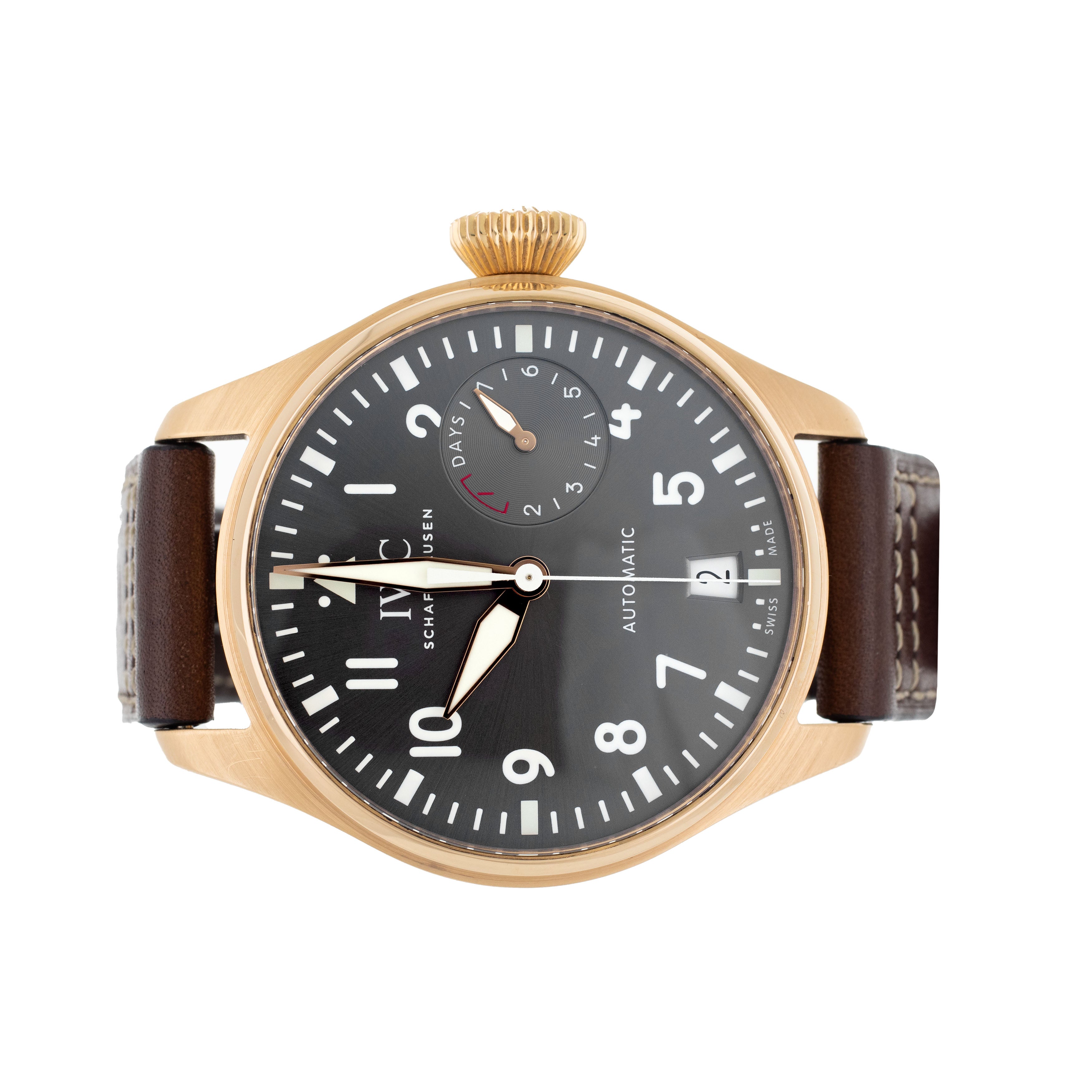 IWC Big Pilot's Watch Spitfire Rose Gold Gray Dial 46.2mm IW500917