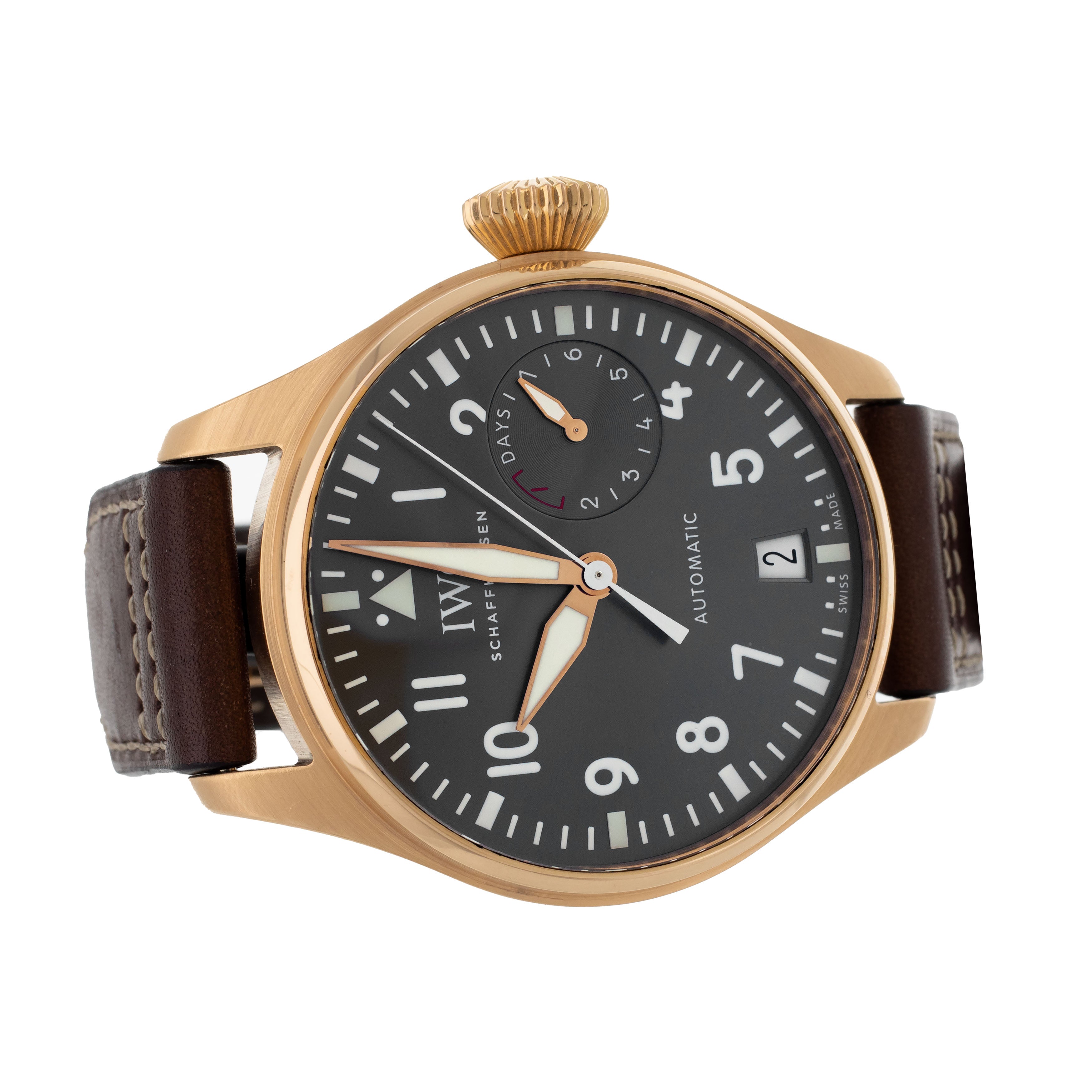 IWC Big Pilot's Watch Spitfire Rose Gold Gray Dial 46.2mm IW500917