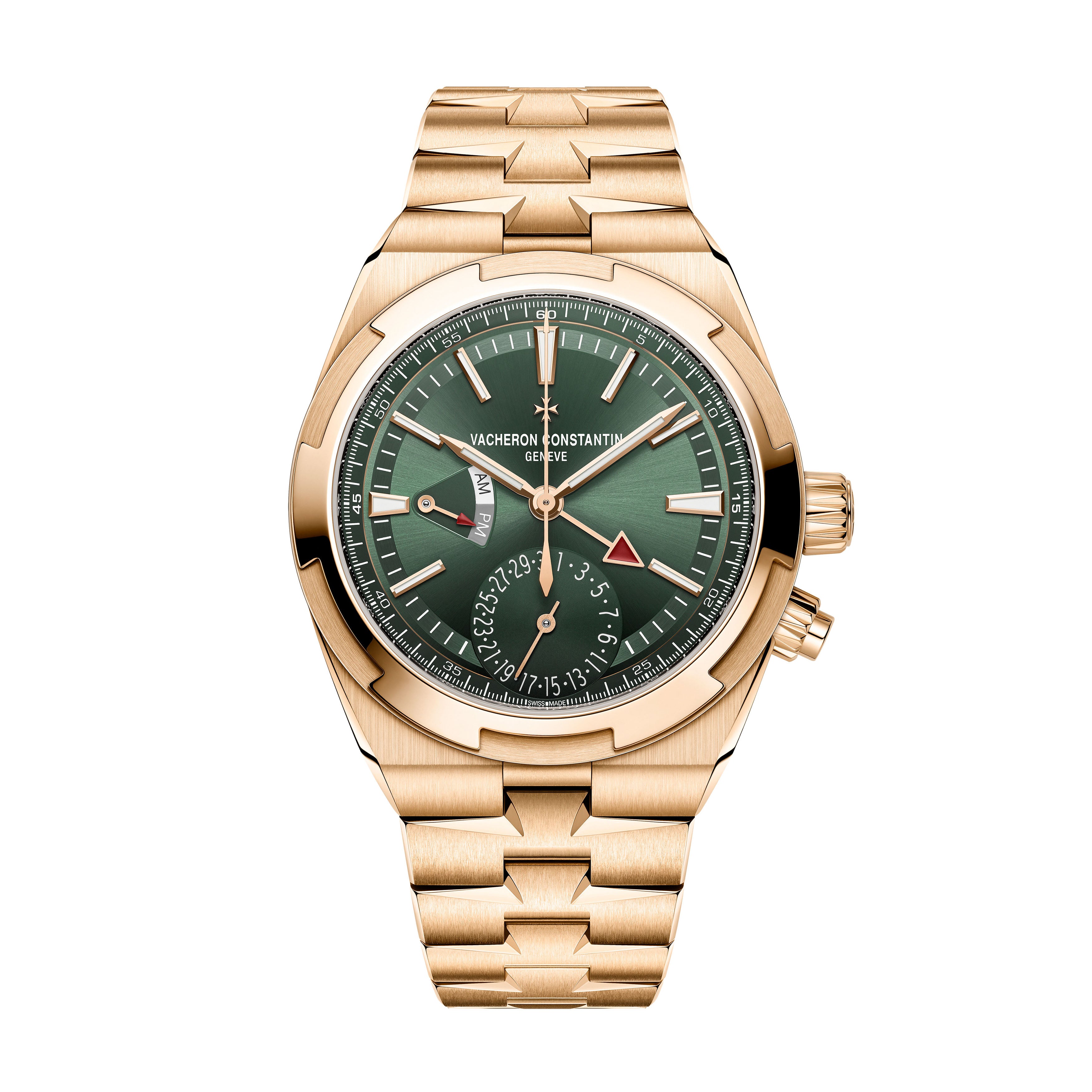 Vacheron Constantin Overseas Dual Time Watch, 41mm Green Dial, 7920V/210R-B965