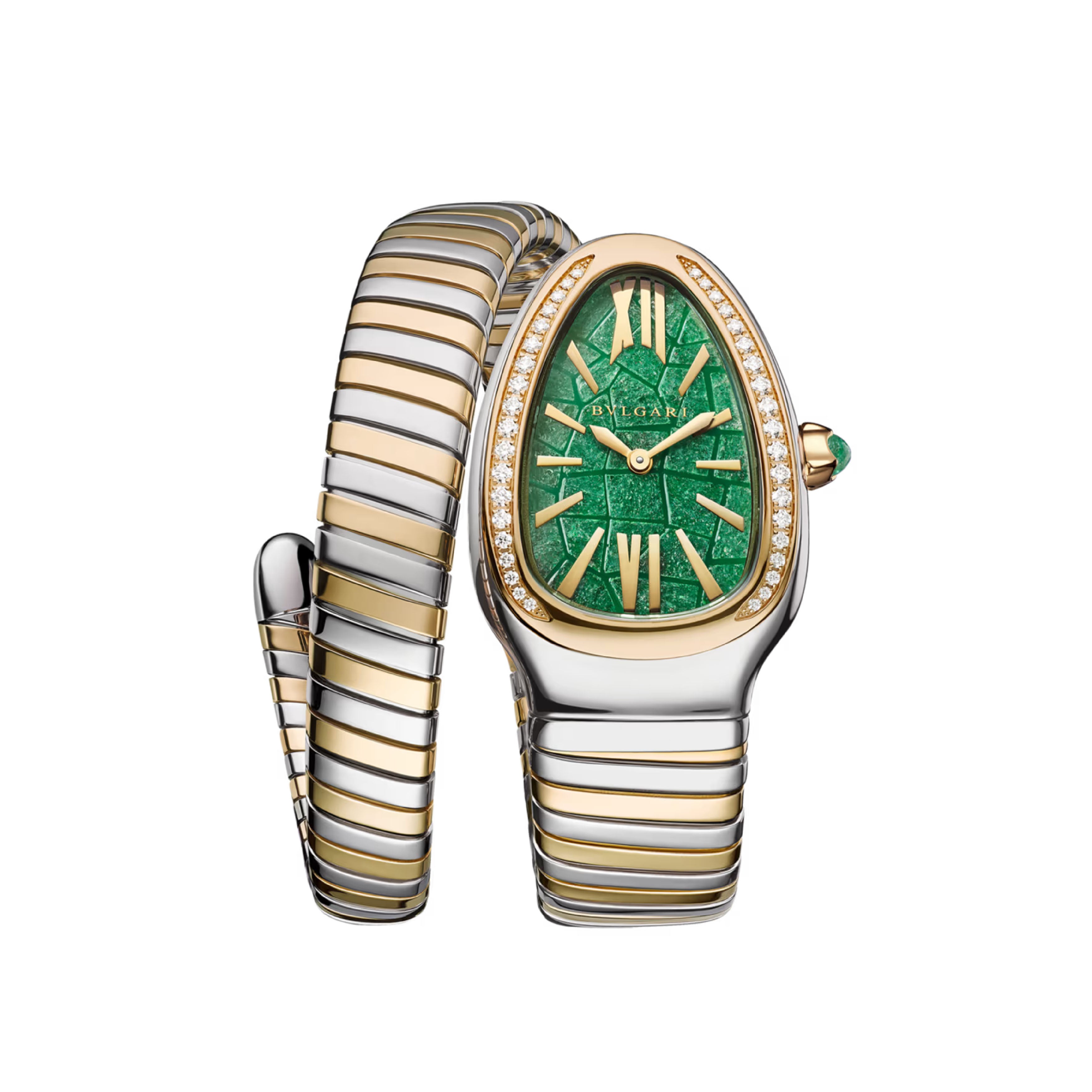 Bulgari Serpenti Tubogas Tadao Ando Summer Watch, 35mm Aventurine Dial, 104002