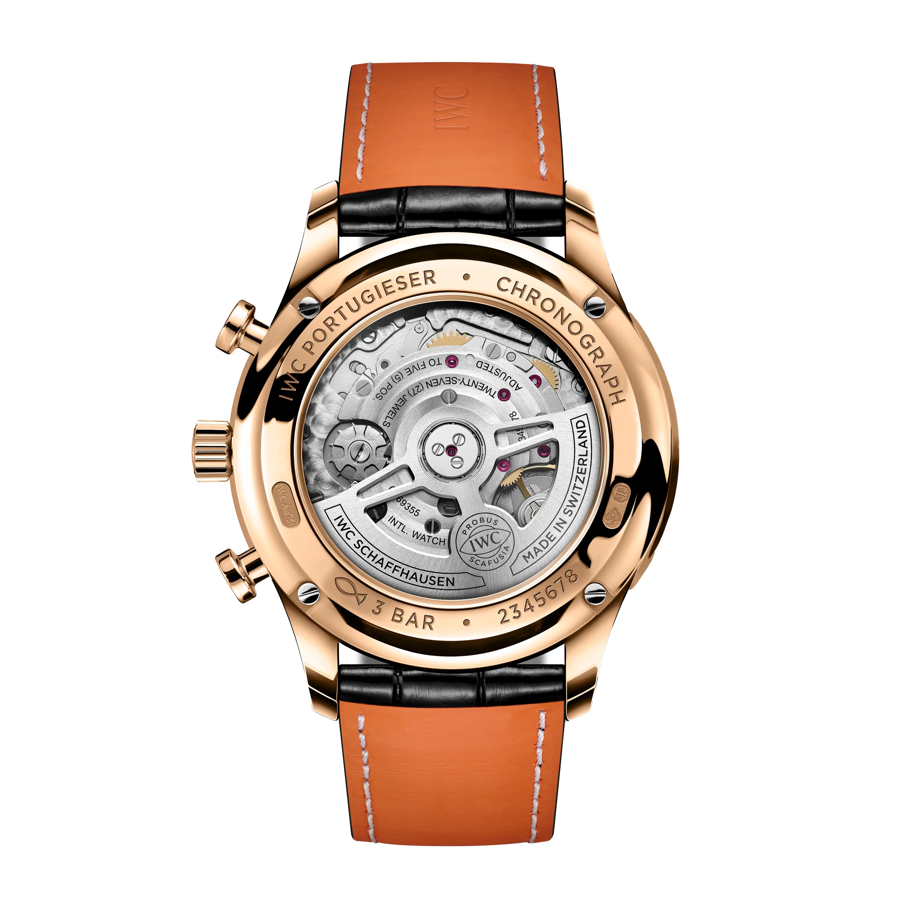 IWC Portugieser Chronograph Watch, 41mm Black Dial, IW371625