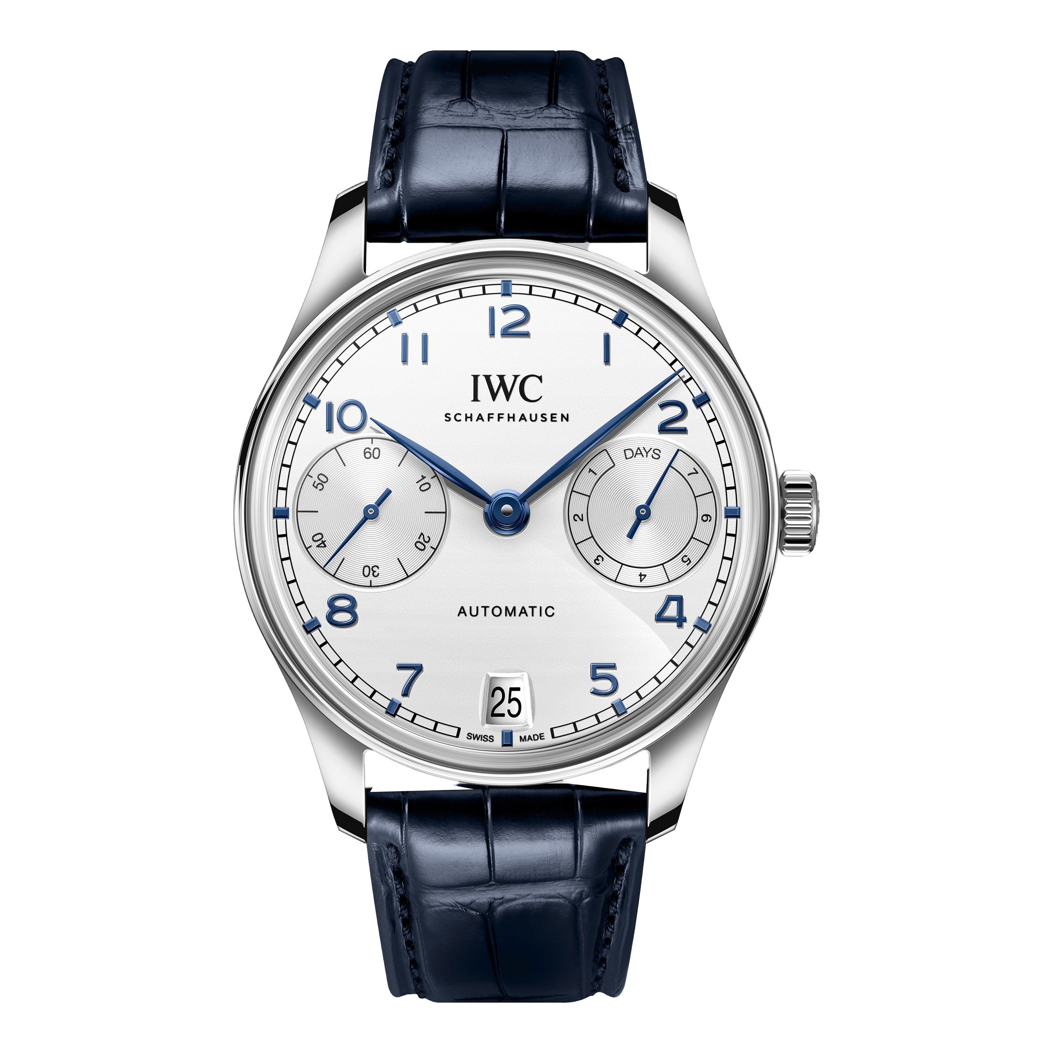 IWC Portugieser Automatic Watch, 42mm Silver Dial, IW501702