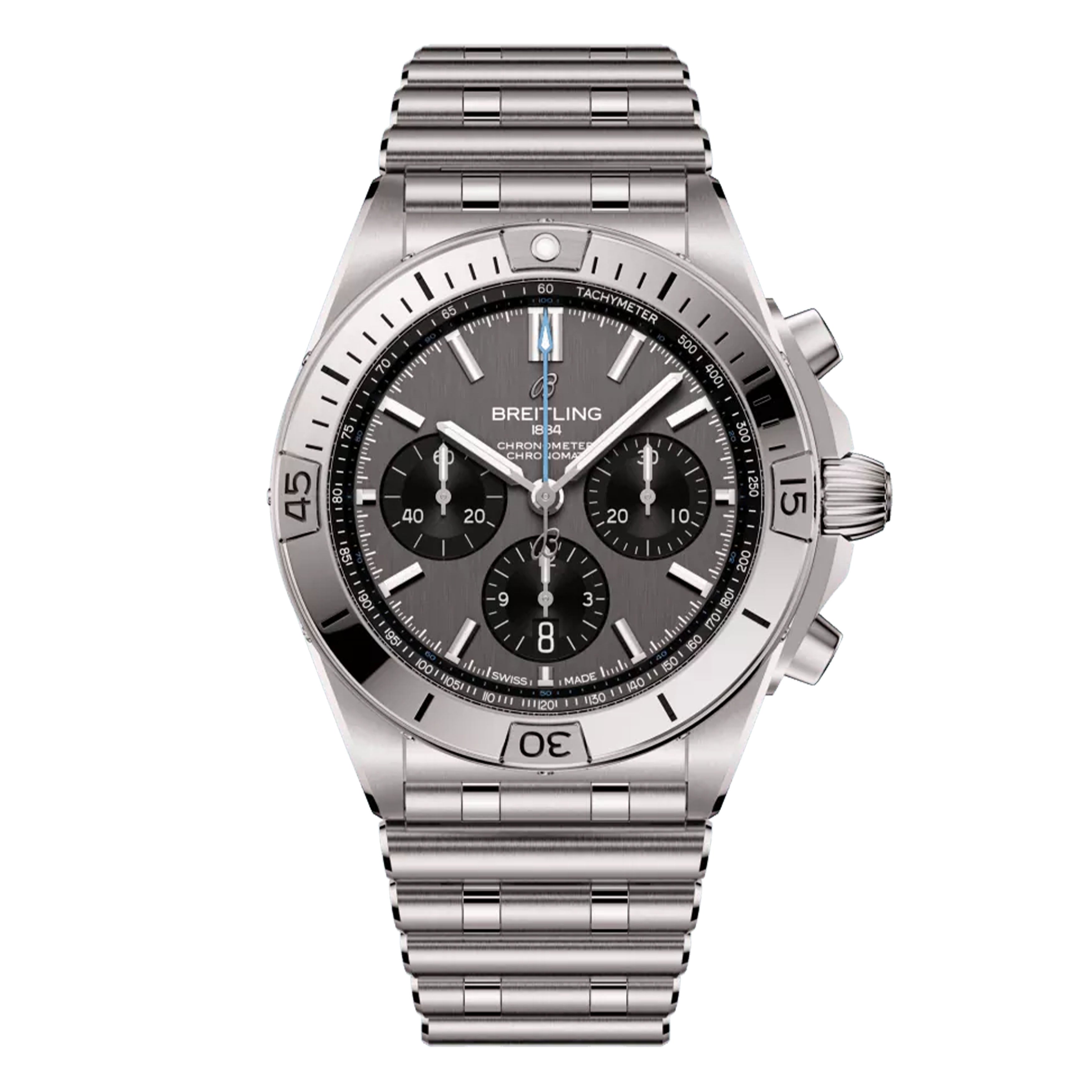 Breitling Chronomat B01 Titanium 42 watch, 42mm Gray Dial, EB013410M1E1