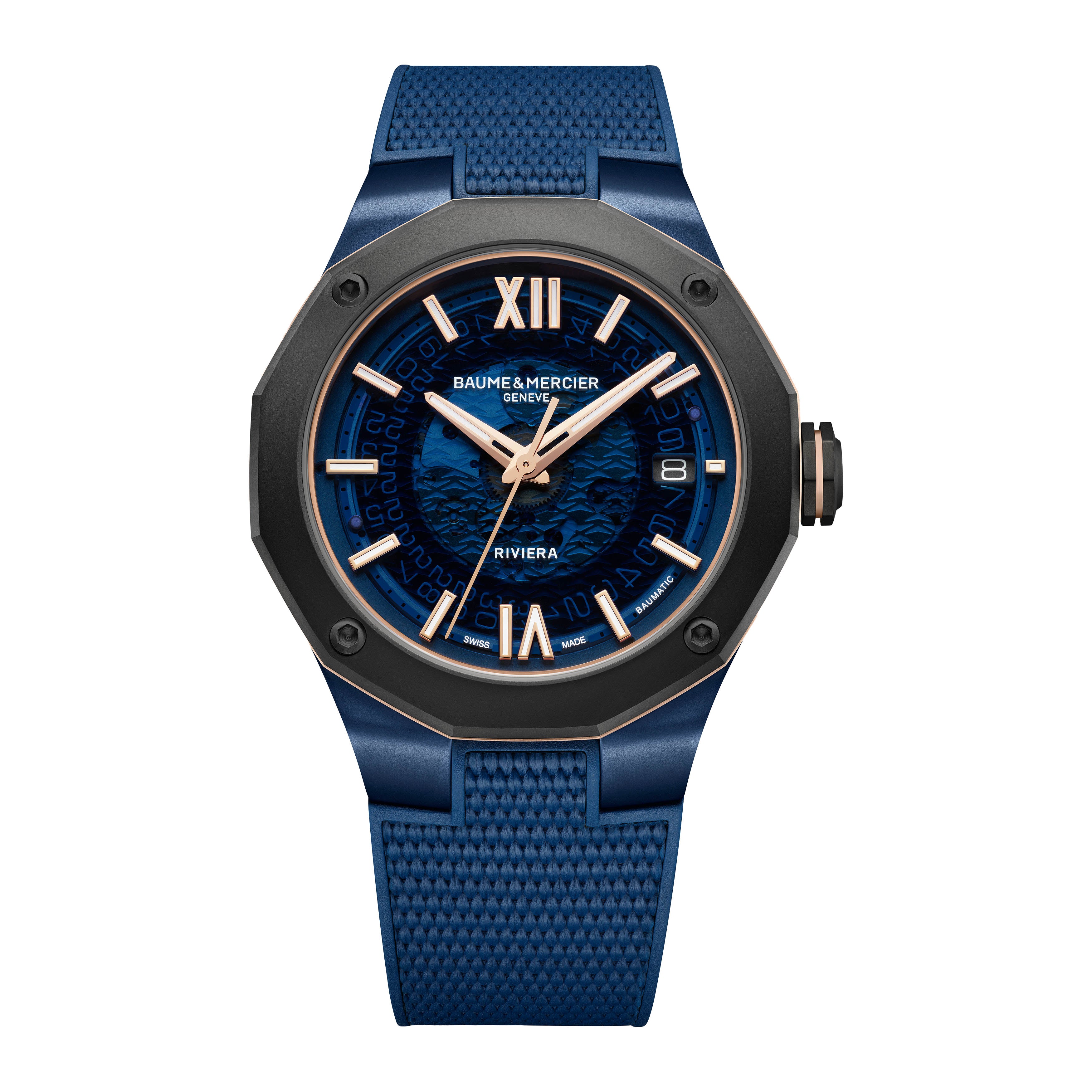 Baume & Mercier Riviera Watch, 42mm Blue Dial, 10769