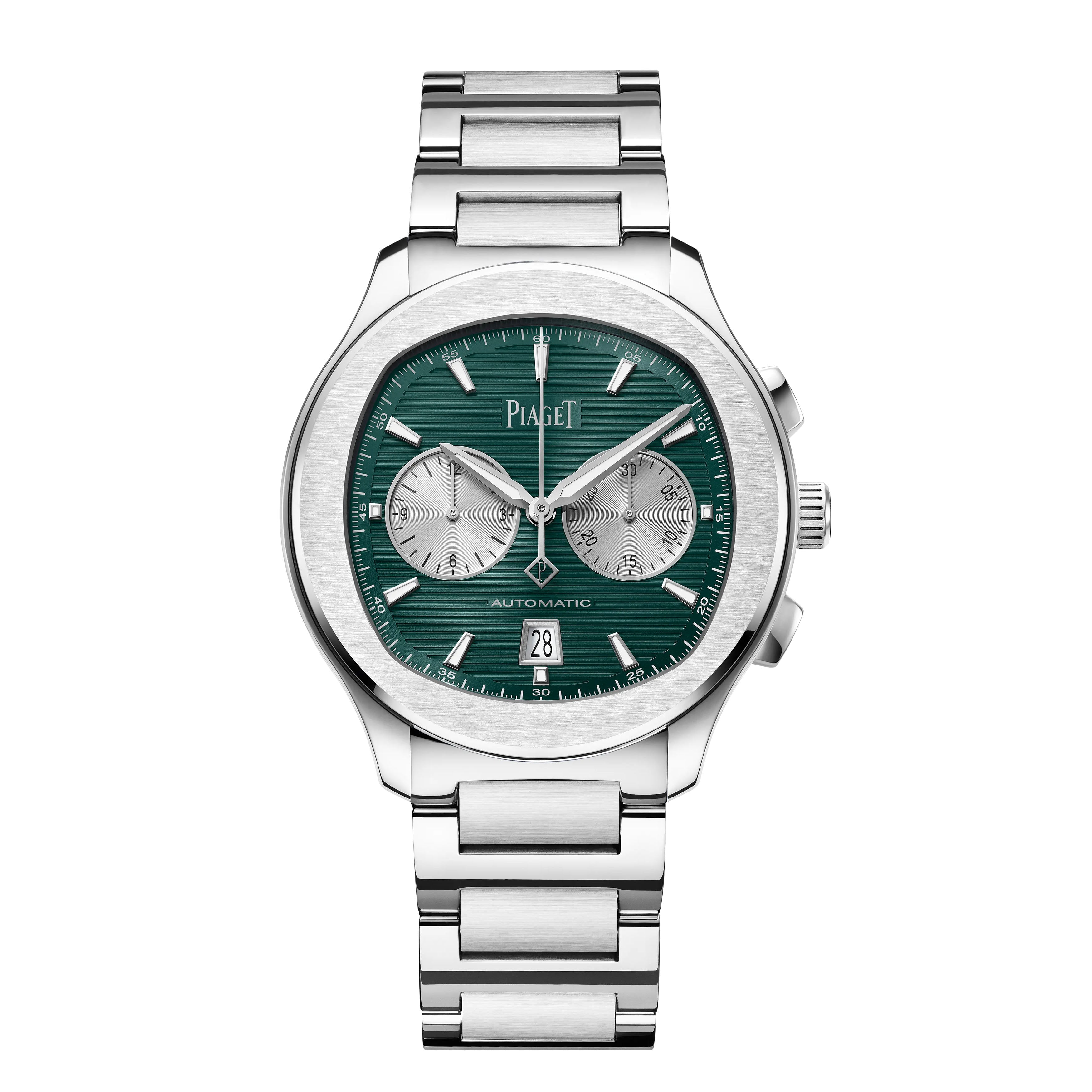 Piaget Polo Chronograph Watch, 42mm Green Dial, G0A49024